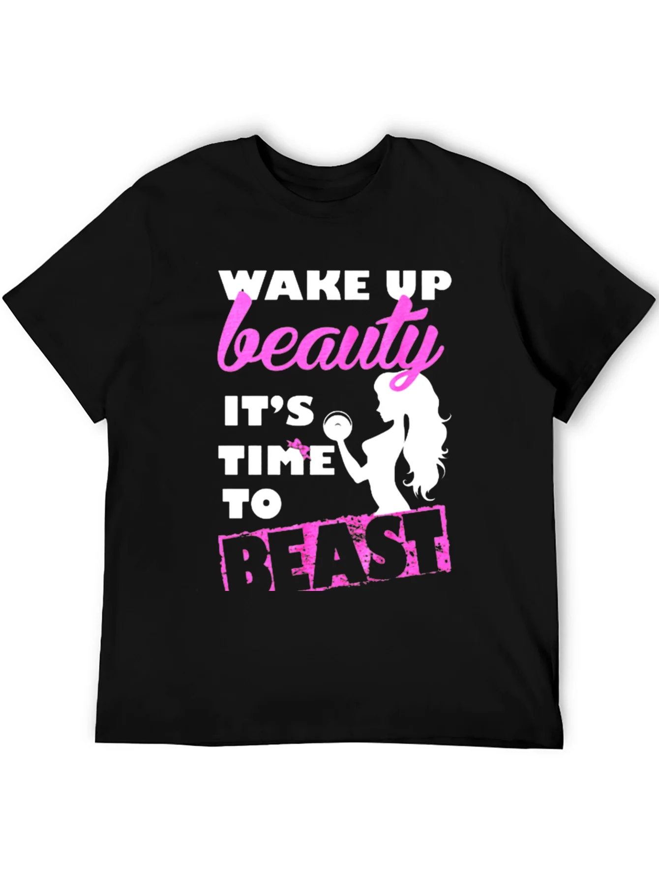 Wake Up Beauty Beast Mode Graphic T-Shirt