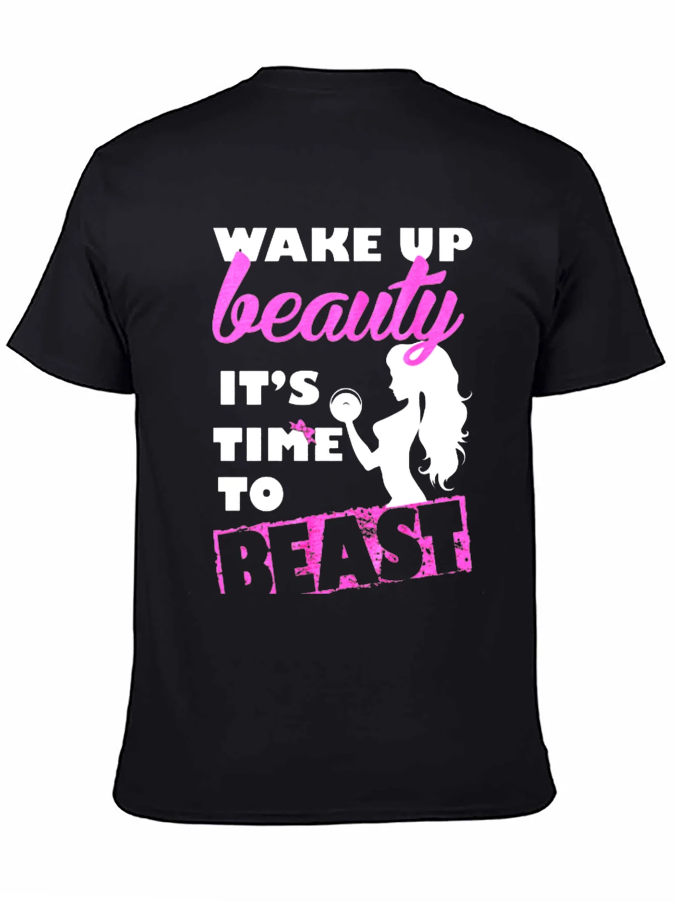 Wake Up Beauty Beast Mode Graphic T-Shirt