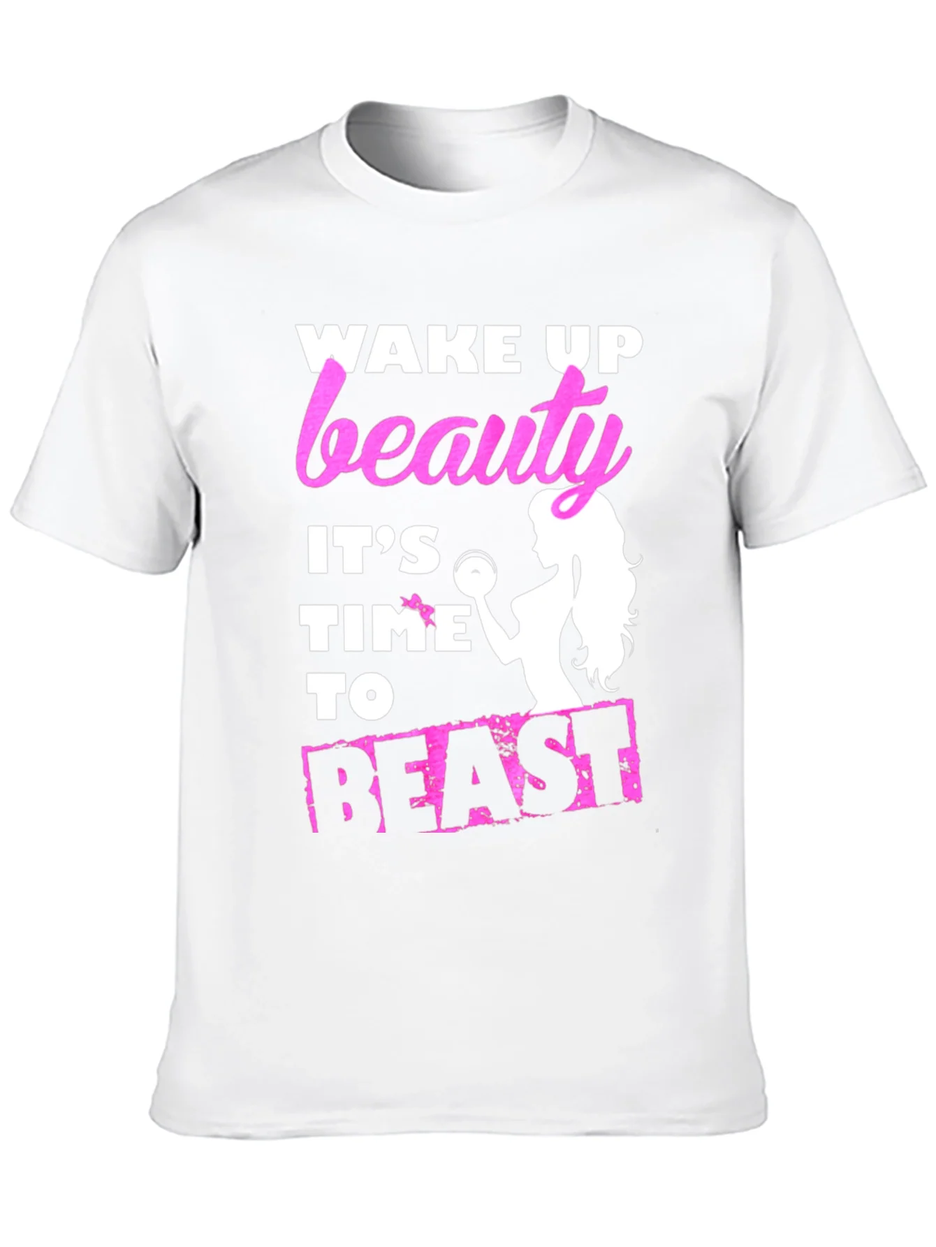Wake Up Beauty Beast Mode Graphic T-Shirt
