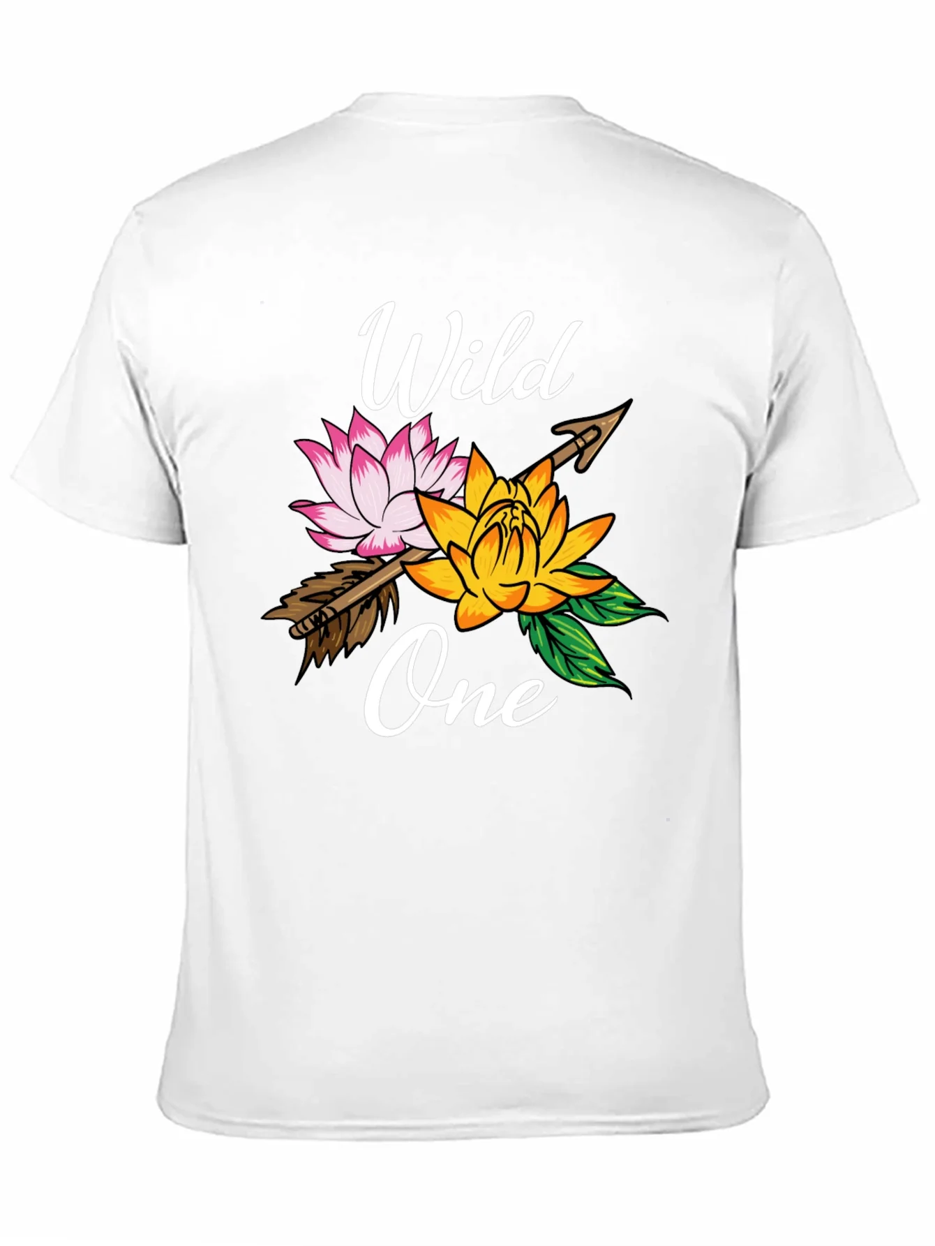 Wild One Floral Arrow Graphic T-Shirt