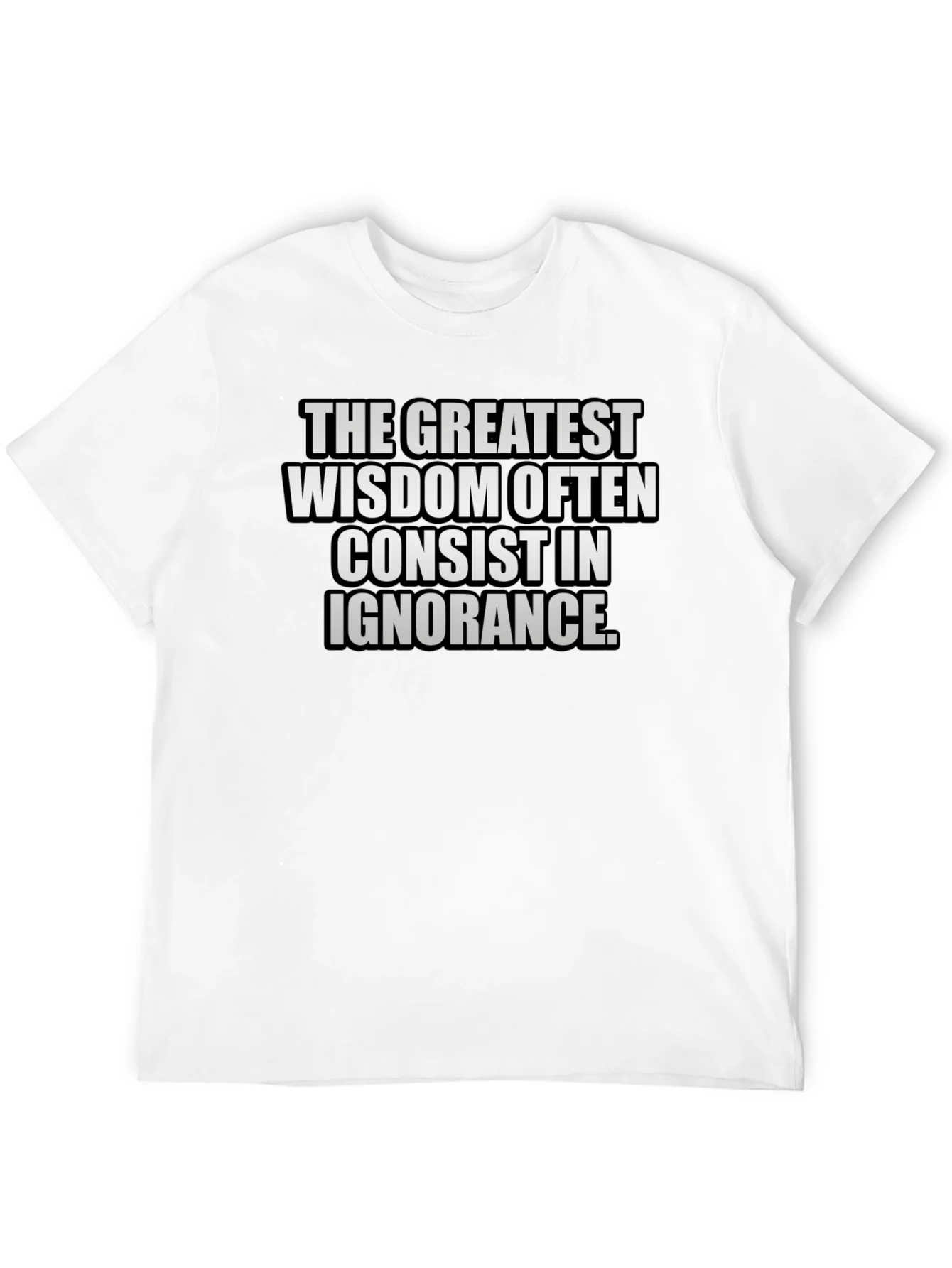 Wisdom in Ignorance Graphic T-Shirt