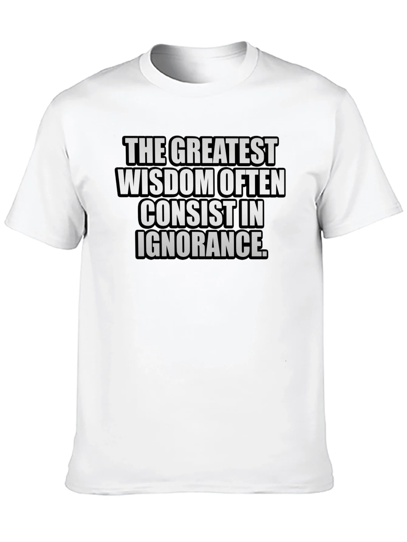 Wisdom in Ignorance Graphic T-Shirt