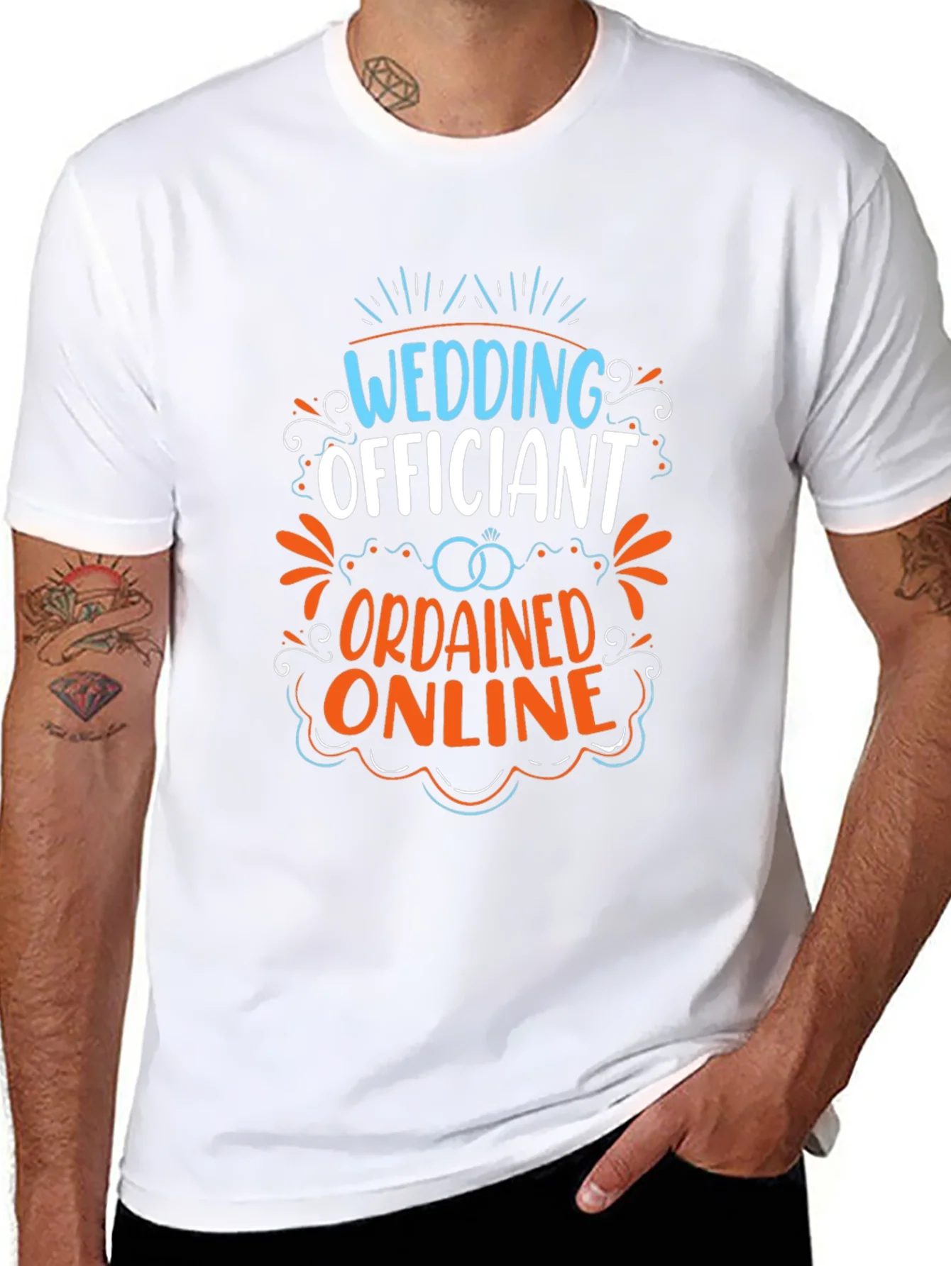 Wedding Officiant Ordained Online T-Shirt