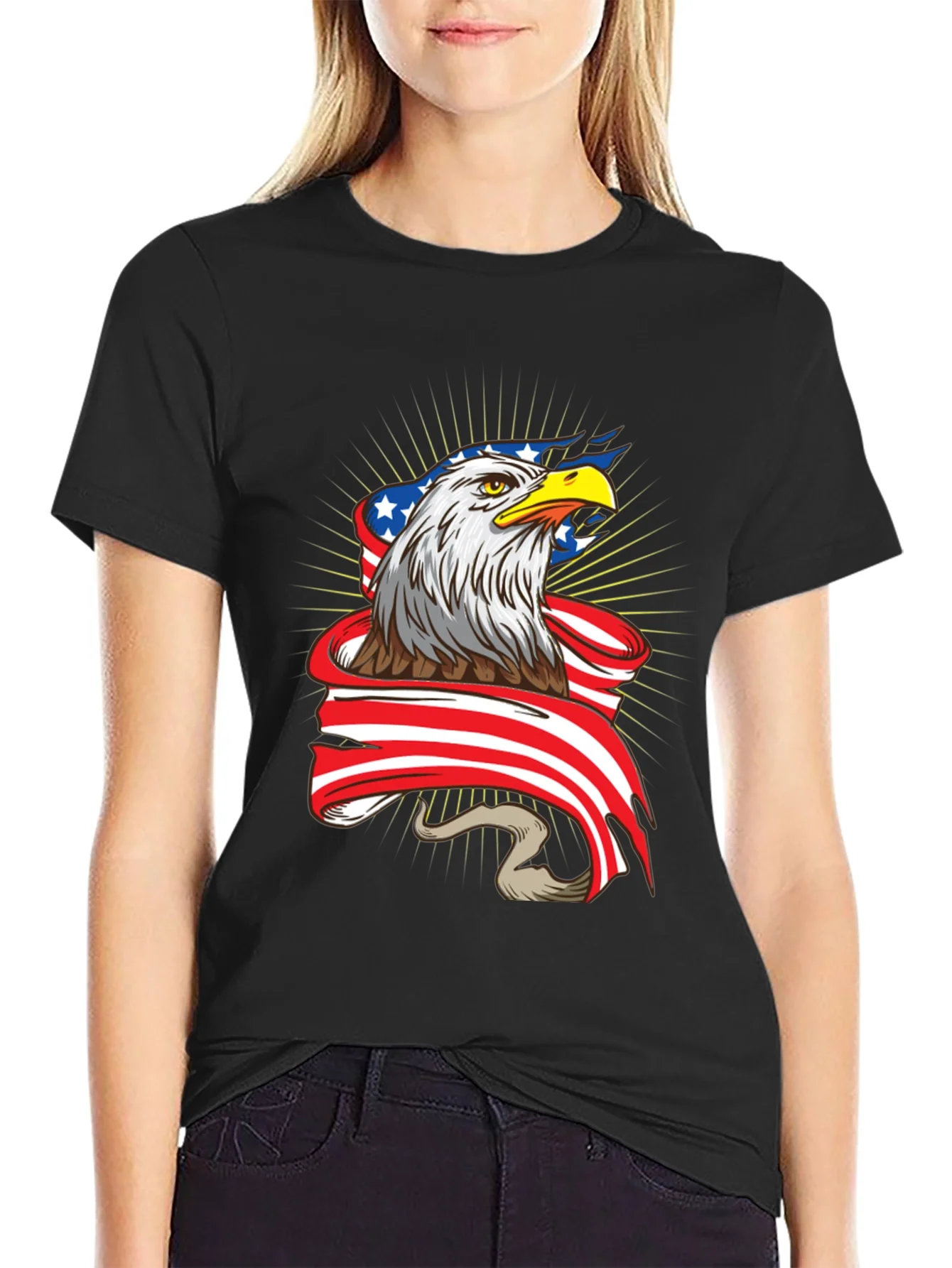 American Eagle Graphic Tee - Patriotic T-Shirt