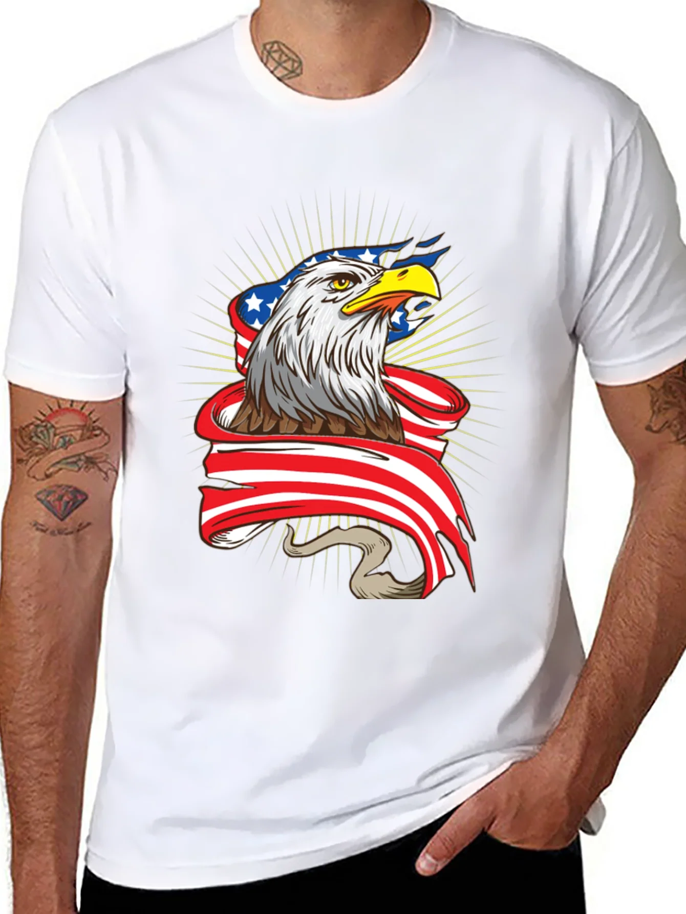 American Eagle Graphic Tee - Patriotic T-Shirt