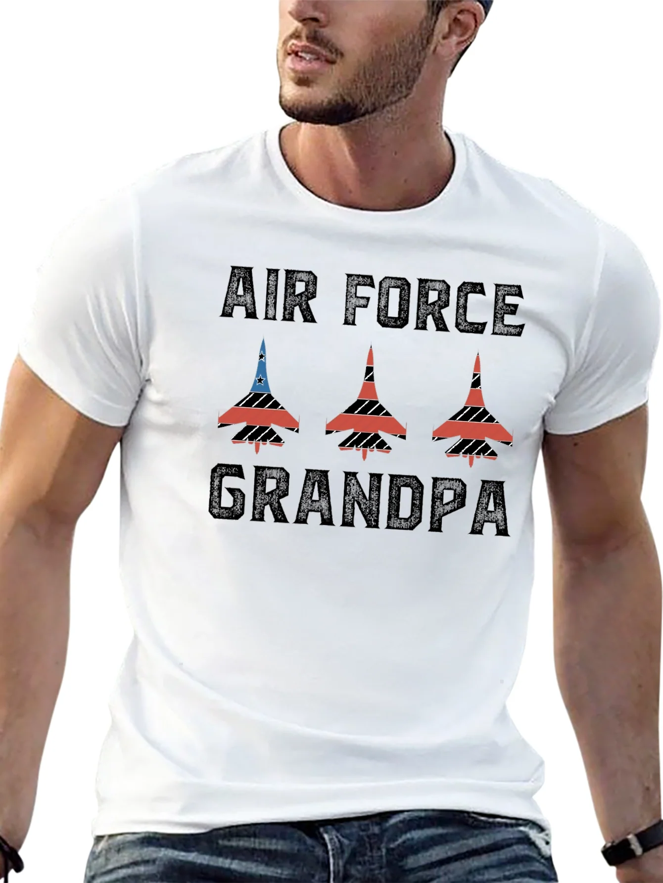 Air Force Grandpa Graphic T-Shirt