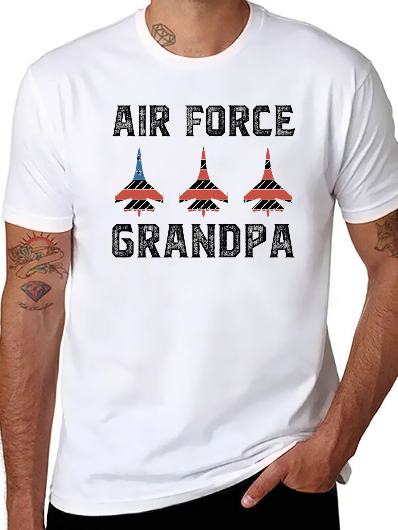 Air Force Grandpa Graphic T-Shirt