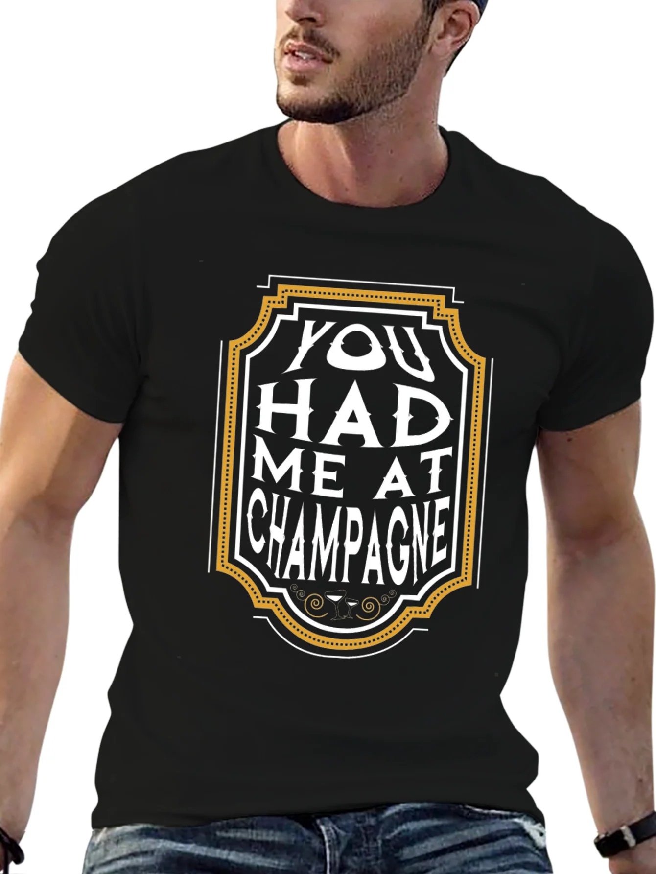 You Had Me at Champagne Graphic Tee