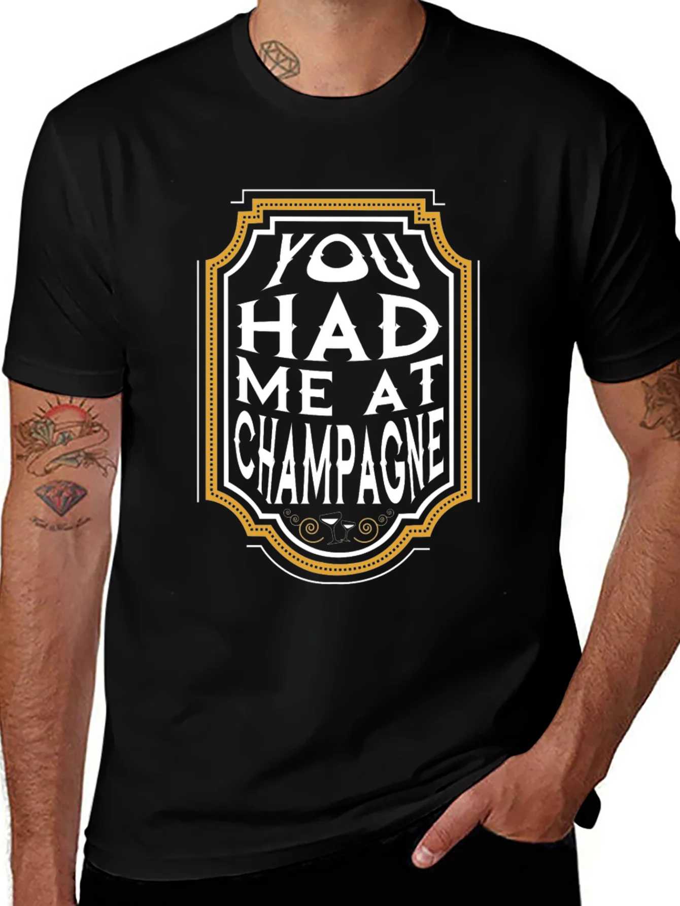You Had Me at Champagne Graphic Tee