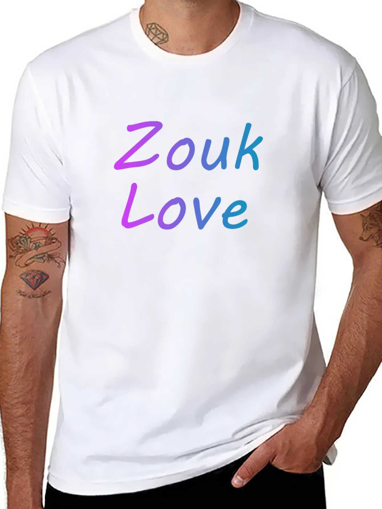 Zouk Love T-Shirt - Stylish Gradient Design