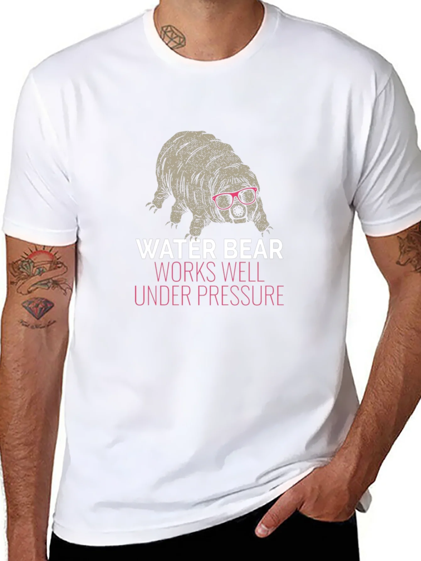 Water Bear T-Shirt - Works Well Under Pressure