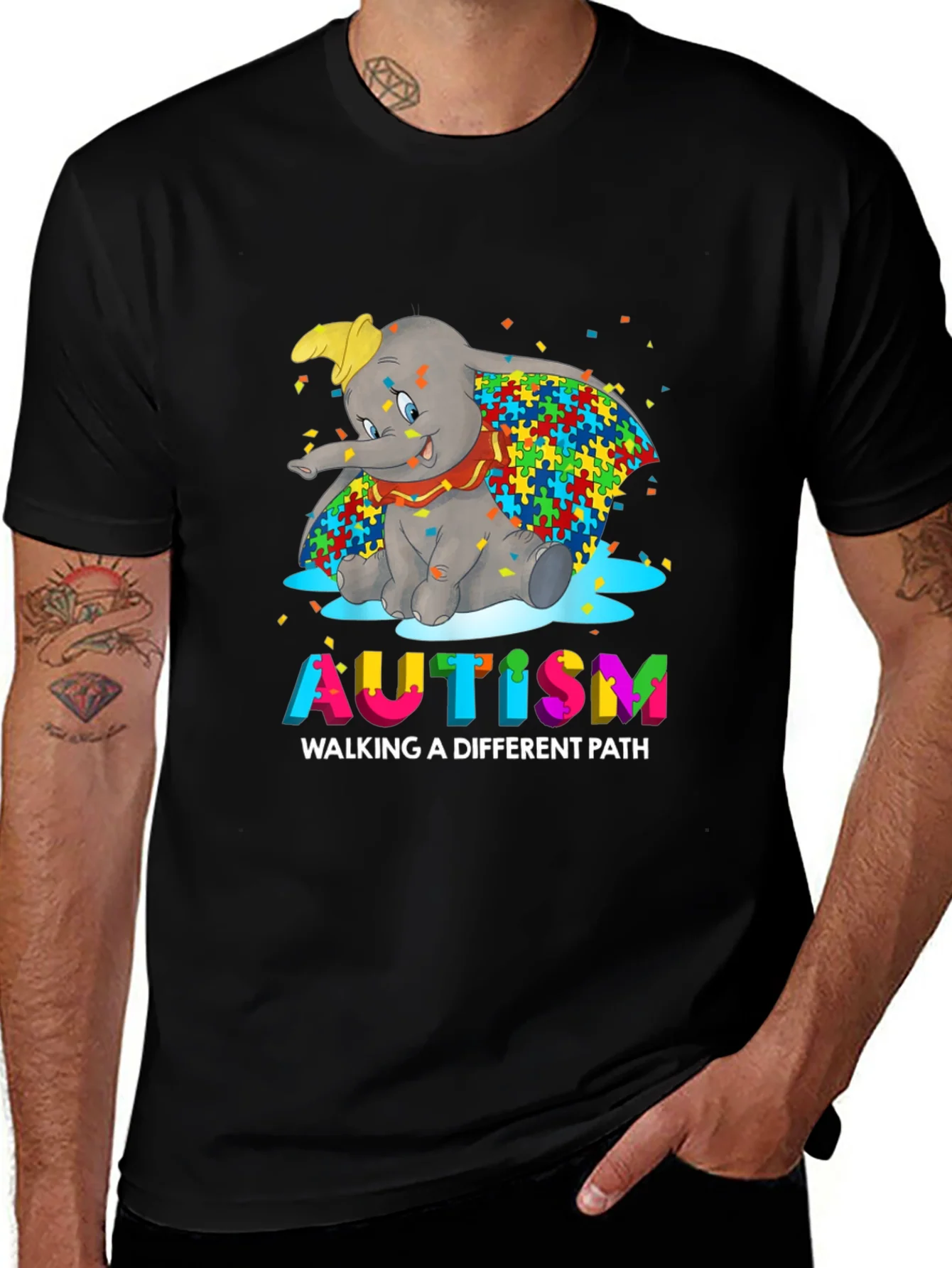 Autism Awareness Dumbo T-Shirt