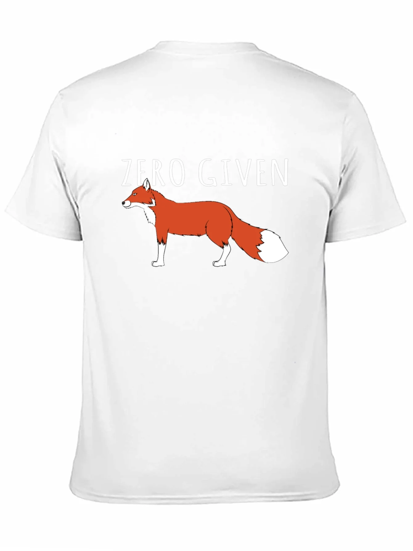Zero Given Fox Graphic Tee - Mens Black T-Shirt