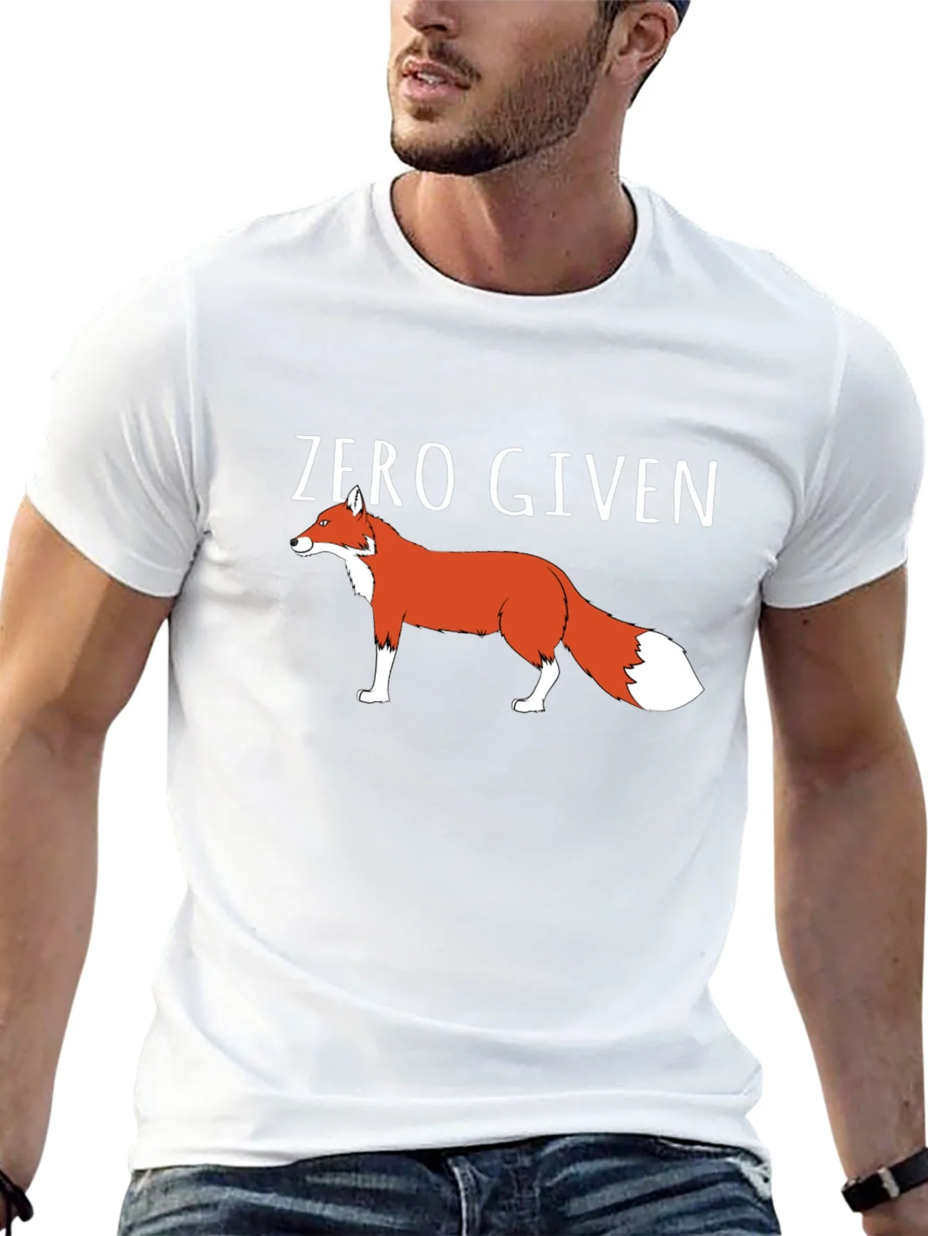 Zero Given Fox Graphic Tee - Mens Black T-Shirt