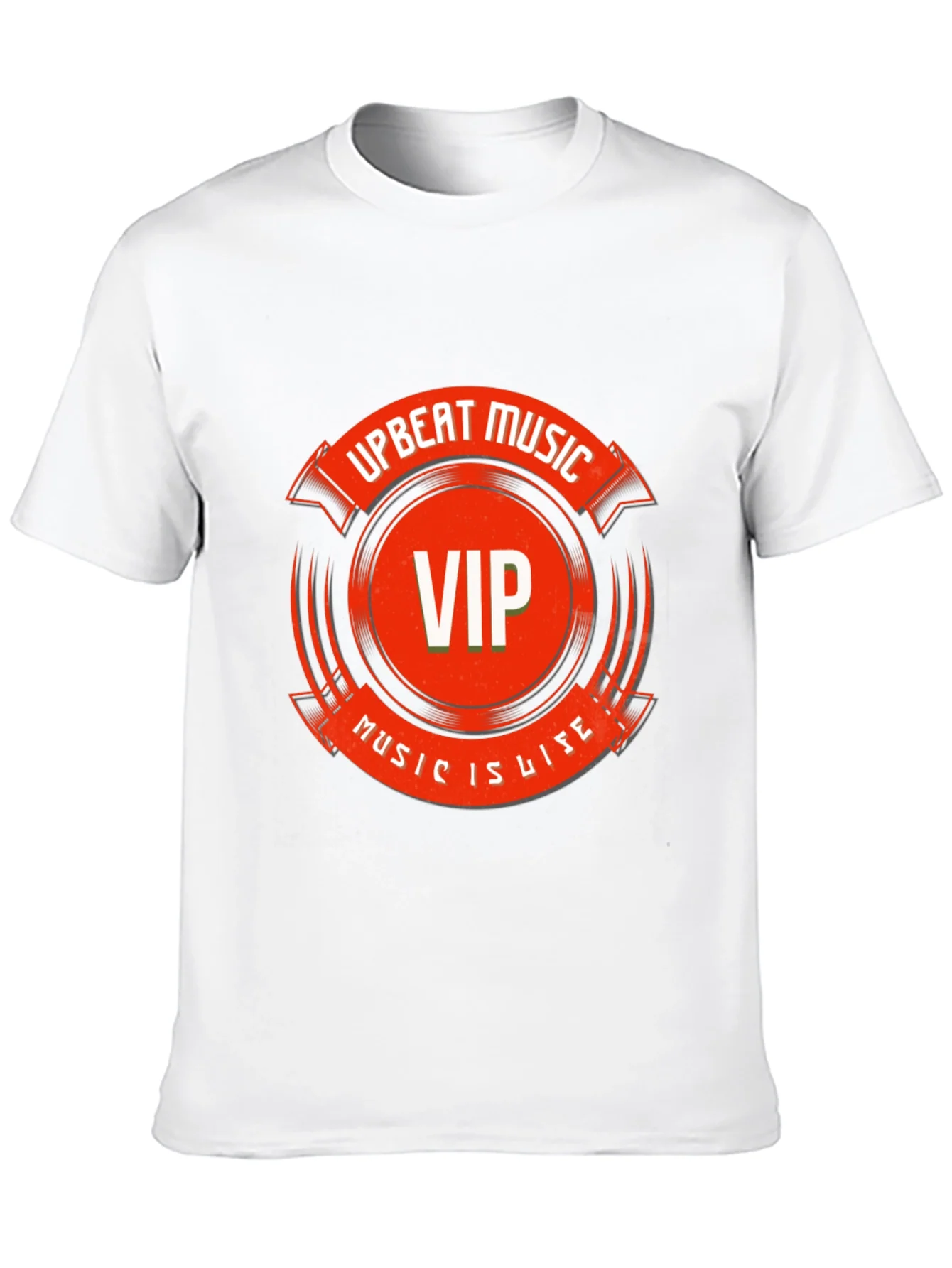 Upbeat Music VIP Black Graphic Tee