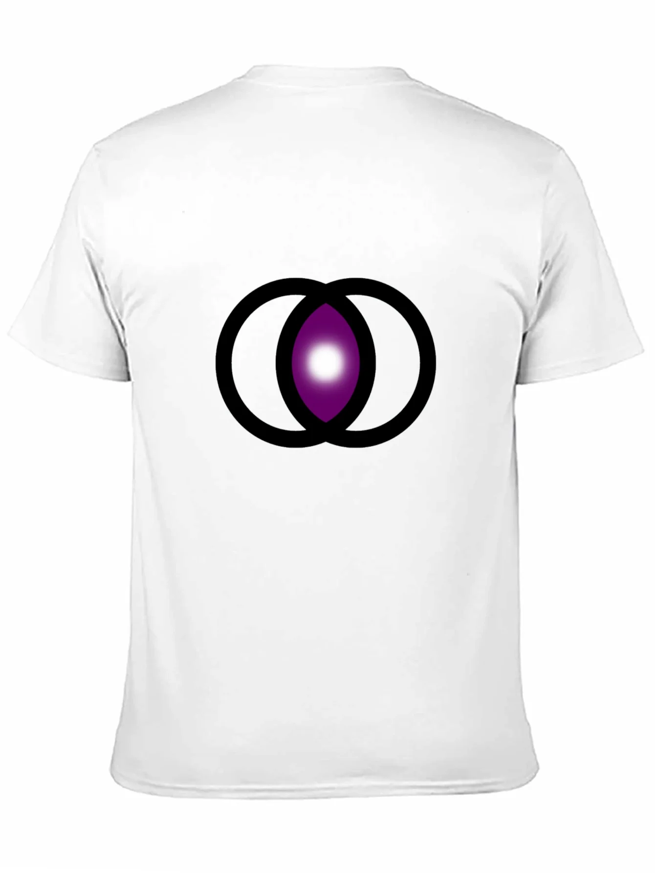 Abstract Eye Graphic Black T-Shirt