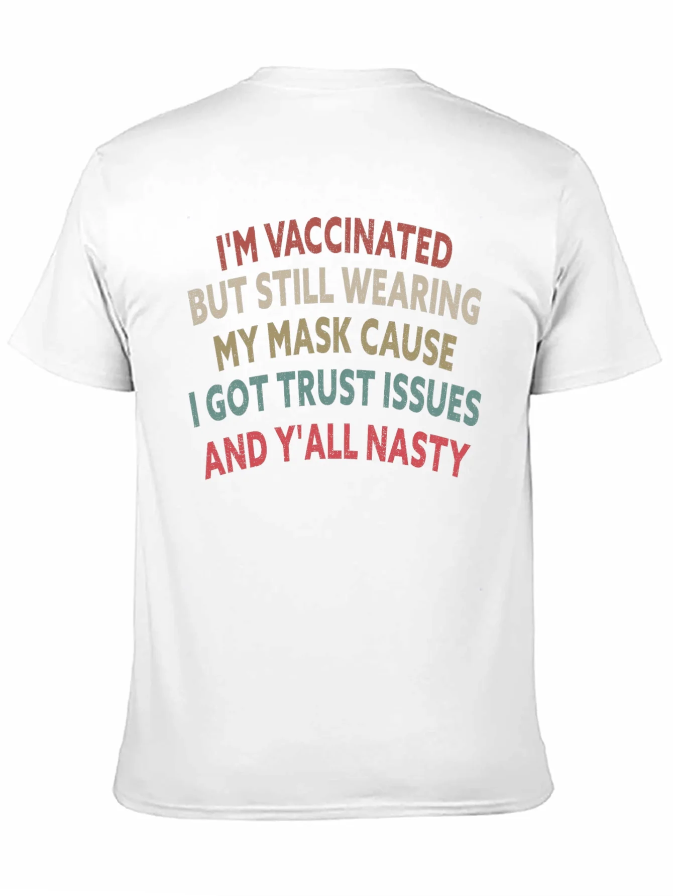 Vaccinated Mask Graphic T-Shirt