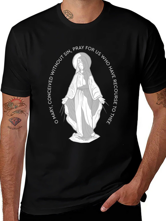 Virgin Mary T-Shirt: O Mary Conceived Without Sin