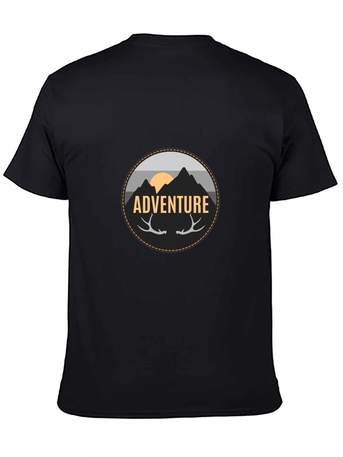 Adventure Graphic Tee - Mens Black T-Shirt