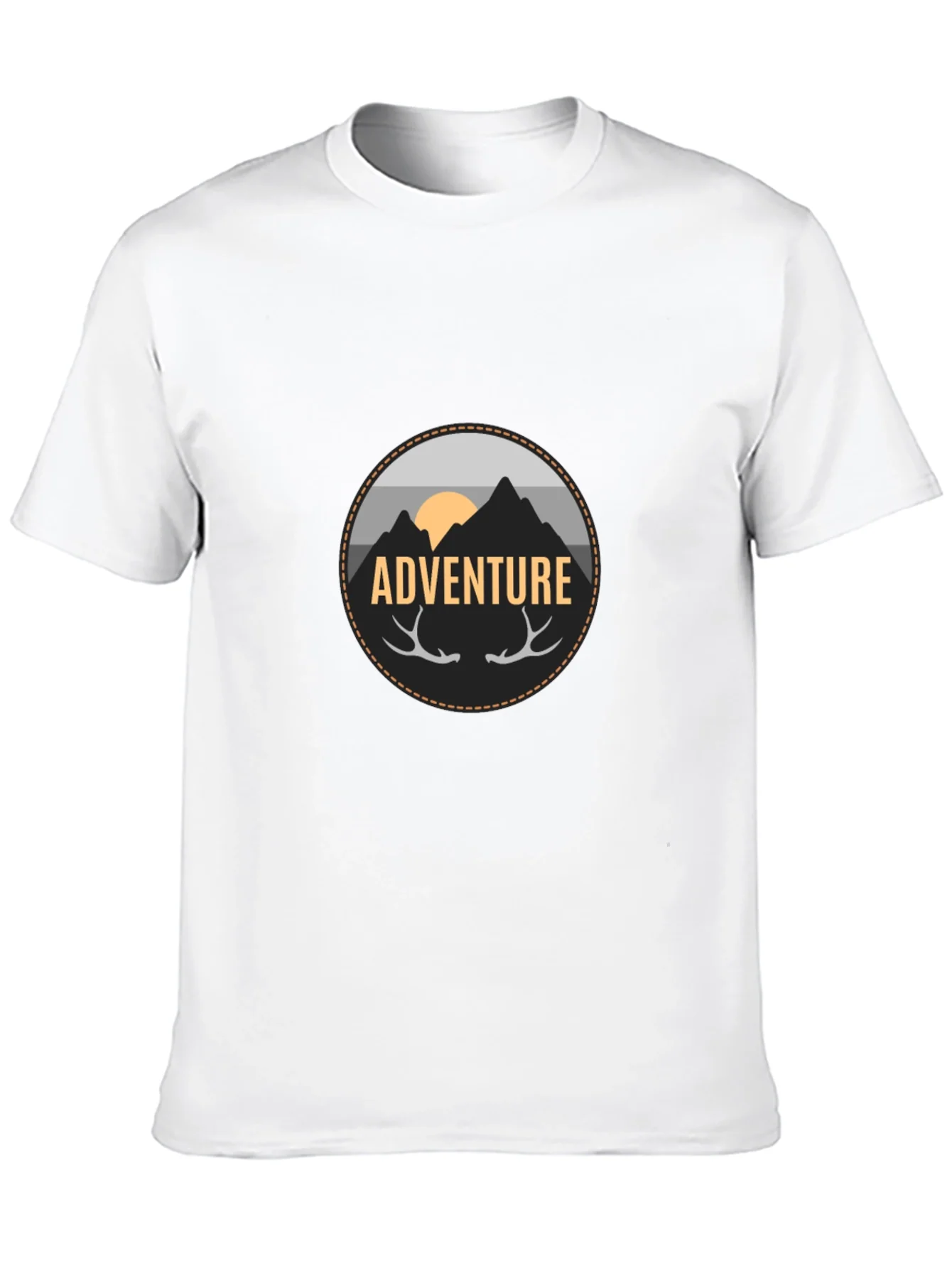 Adventure Graphic Tee - Mens Black T-Shirt