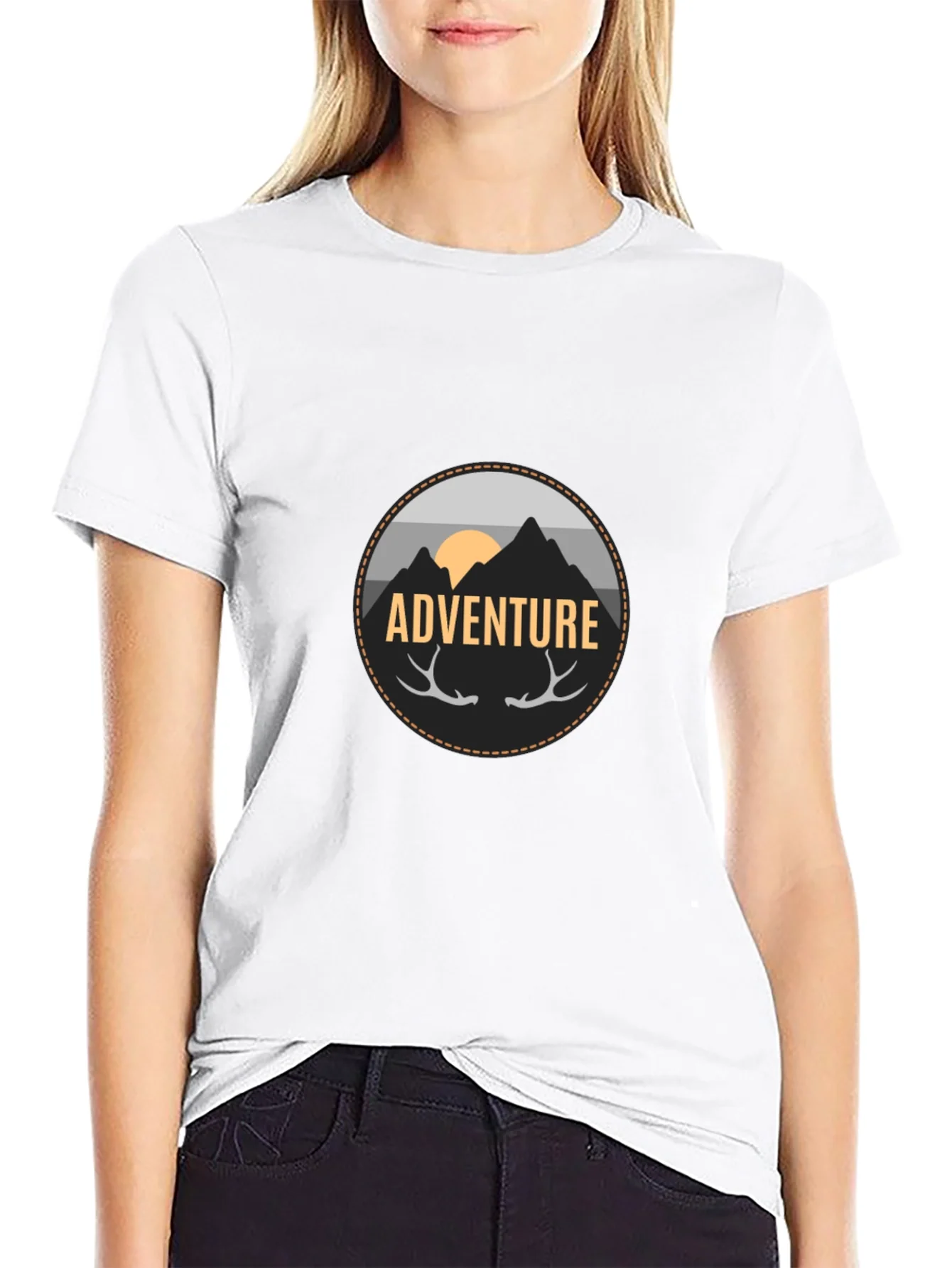 Adventure Graphic Tee - Mens Black T-Shirt