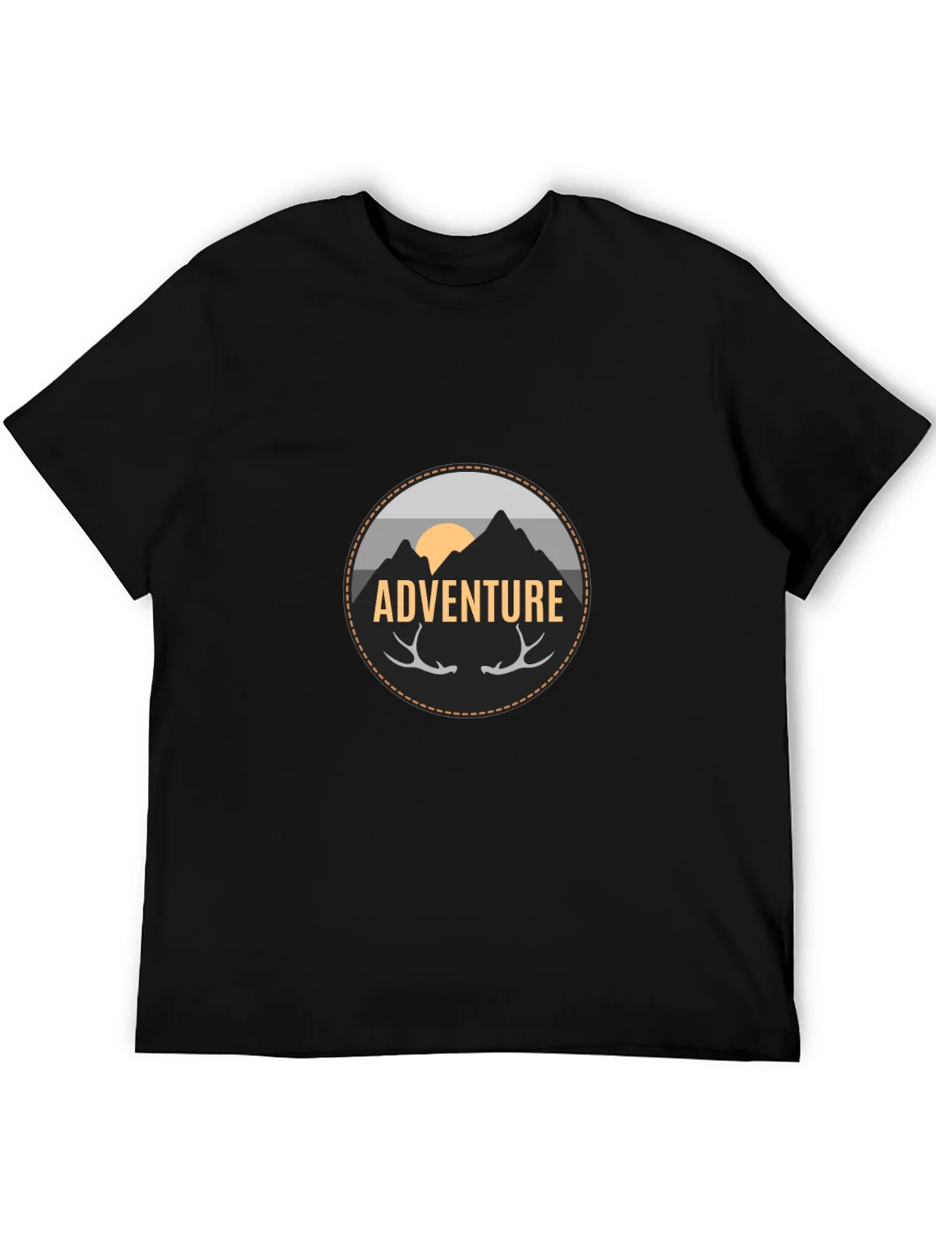 Adventure Graphic Tee - Mens Black T-Shirt