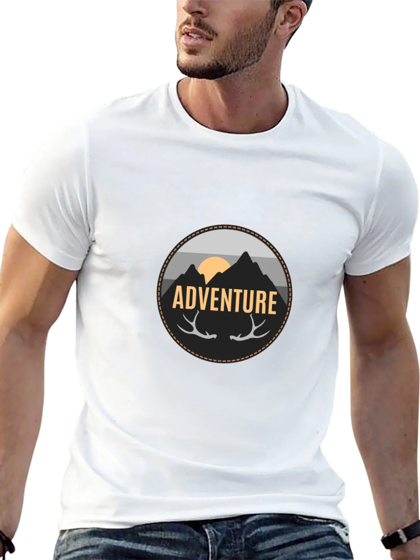 Adventure Graphic Tee - Mens Black T-Shirt