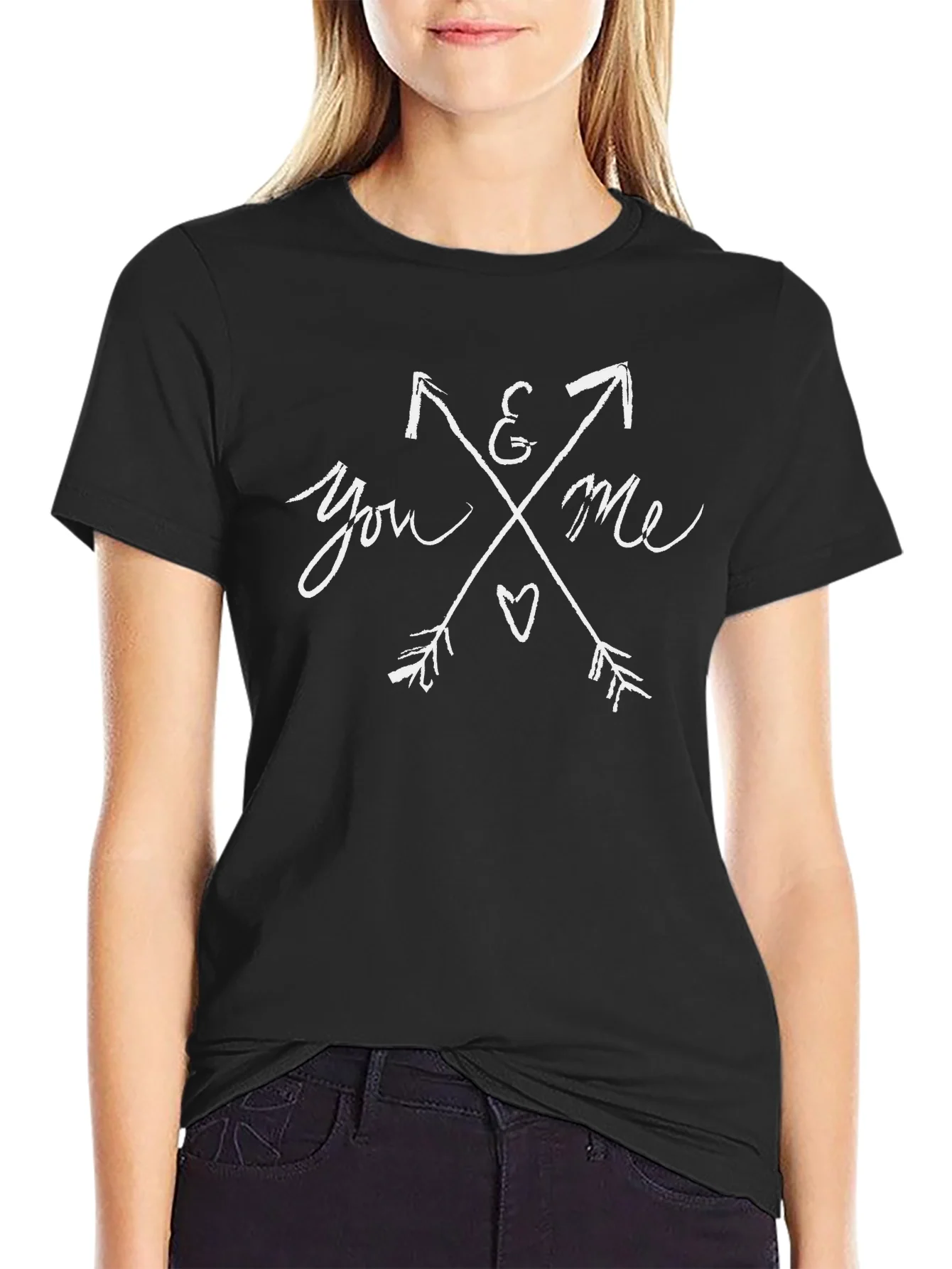 You & Me Arrow T-Shirt - Stylish Graphic Tee