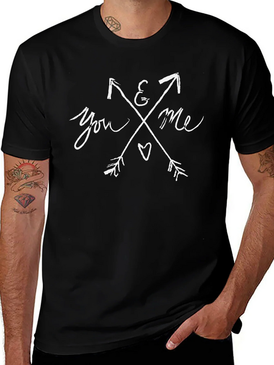 You & Me Arrow T-Shirt - Stylish Graphic Tee