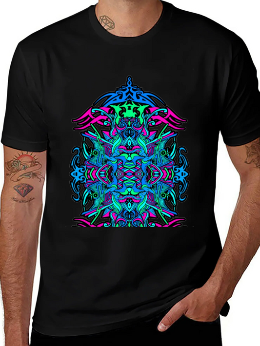 Vibrant Psychedelic Graphic T-Shirt