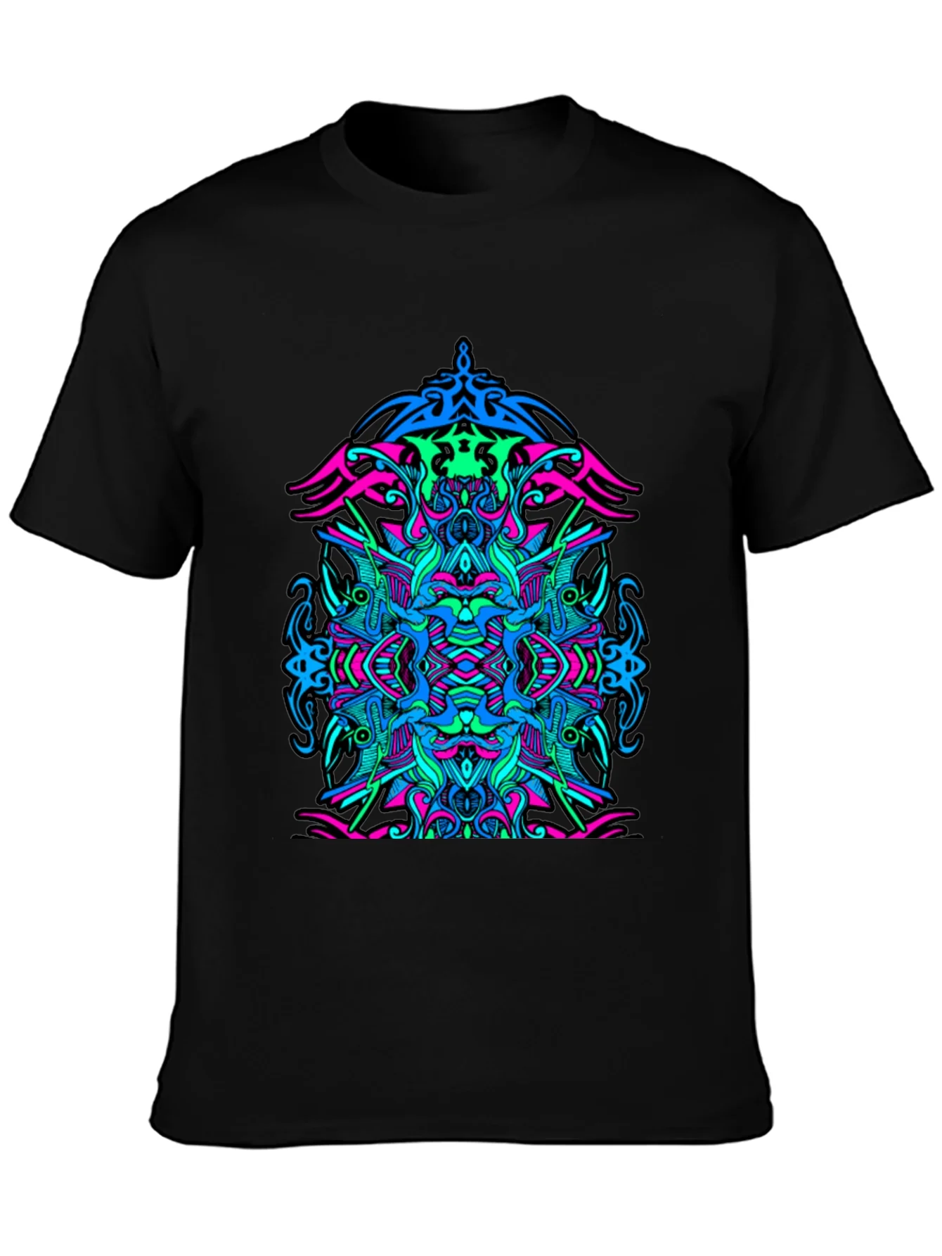 Vibrant Psychedelic Graphic T-Shirt