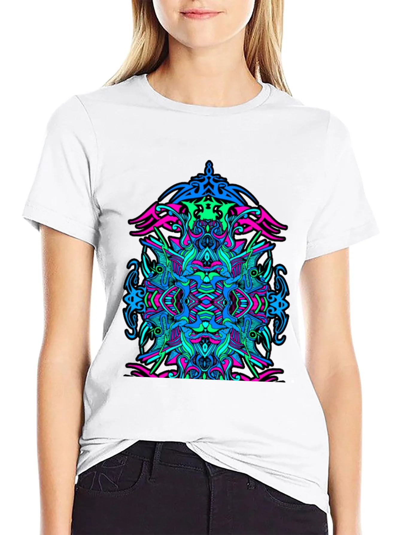 Vibrant Psychedelic Graphic T-Shirt