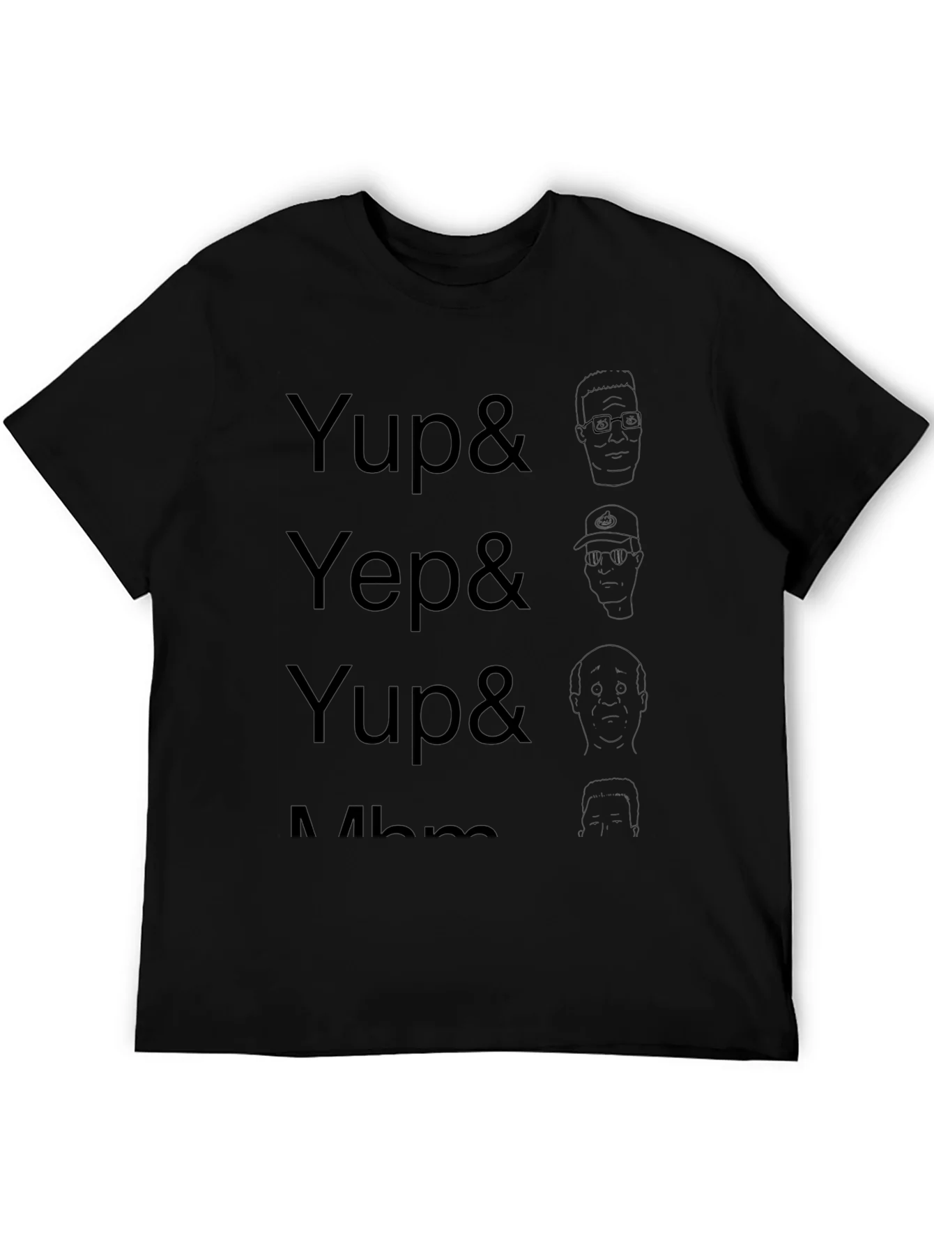 Yup Yep Yup Ahm Mens Graphic T-Shirt