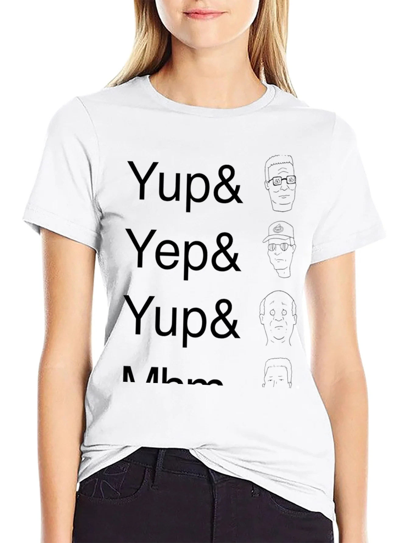 Yup Yep Yup Ahm Mens Graphic T-Shirt