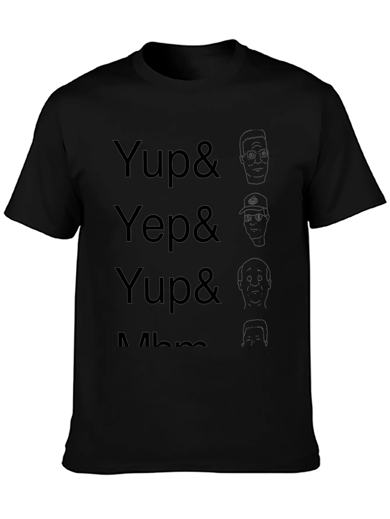 Yup Yep Yup Ahm Mens Graphic T-Shirt