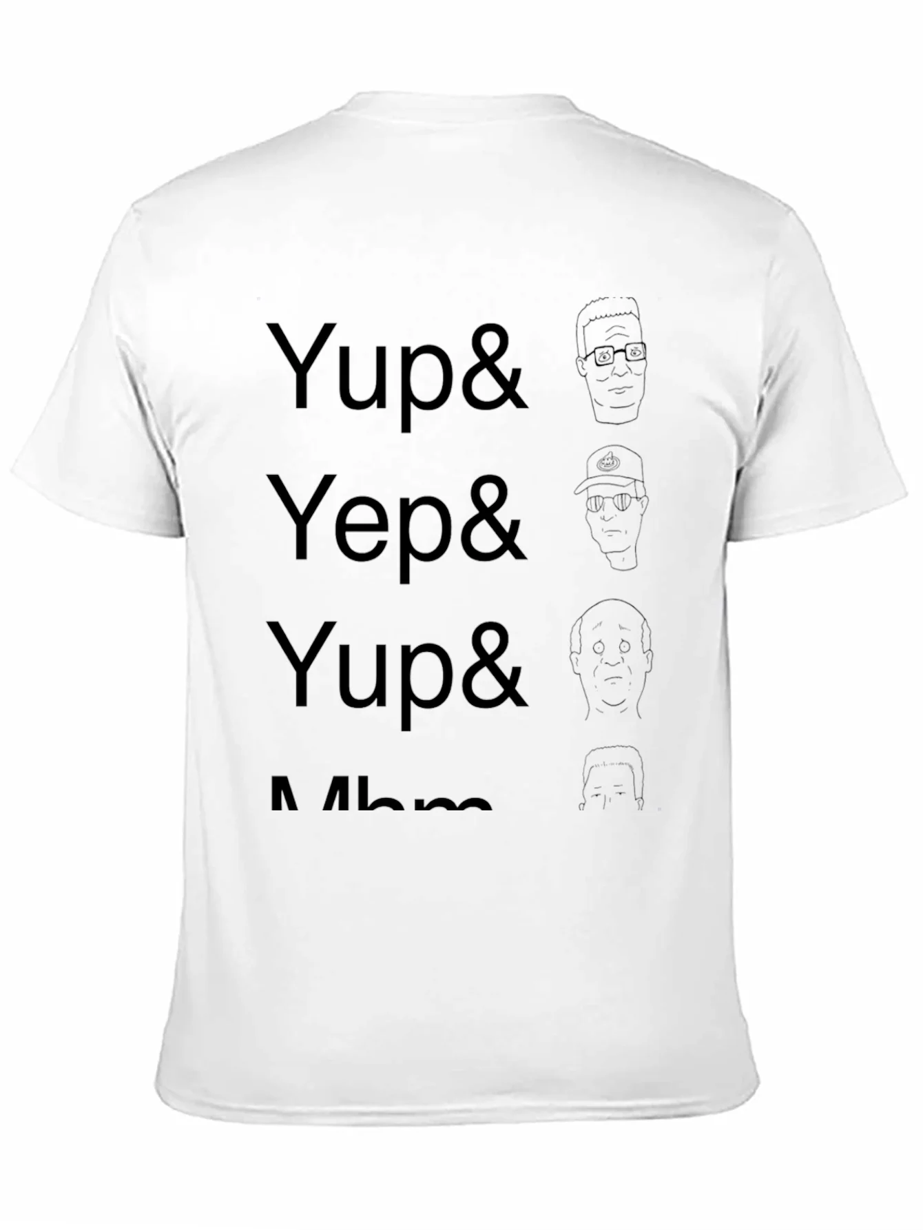 Yup Yep Yup Ahm Mens Graphic T-Shirt