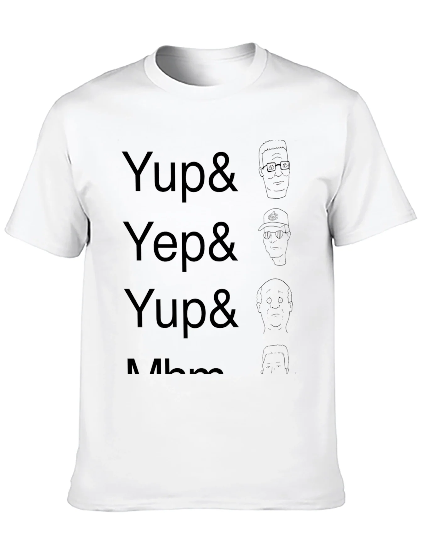 Yup Yep Yup Ahm Mens Graphic T-Shirt