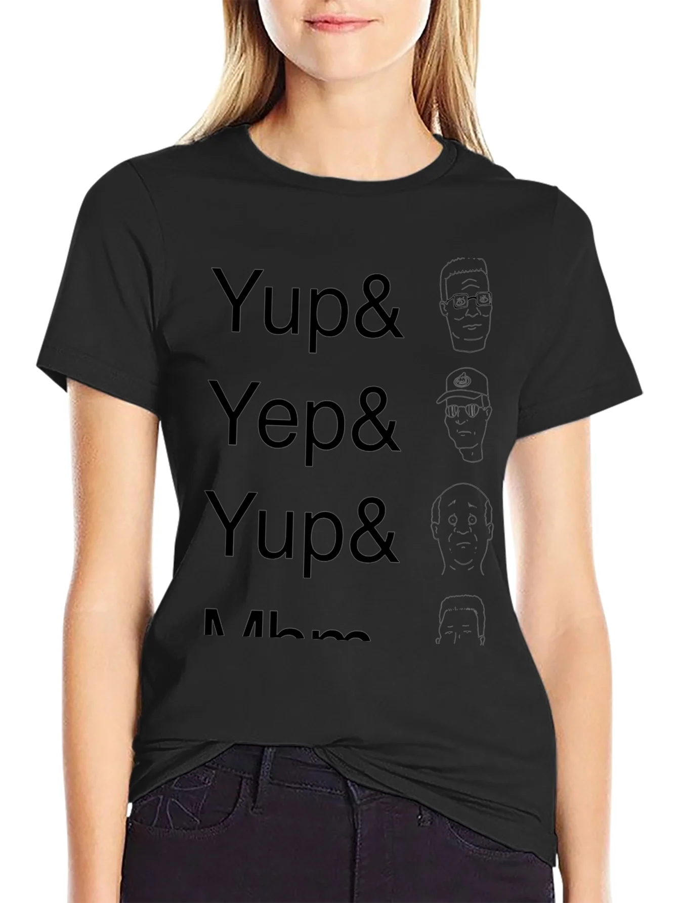Yup Yep Yup Ahm Mens Graphic T-Shirt