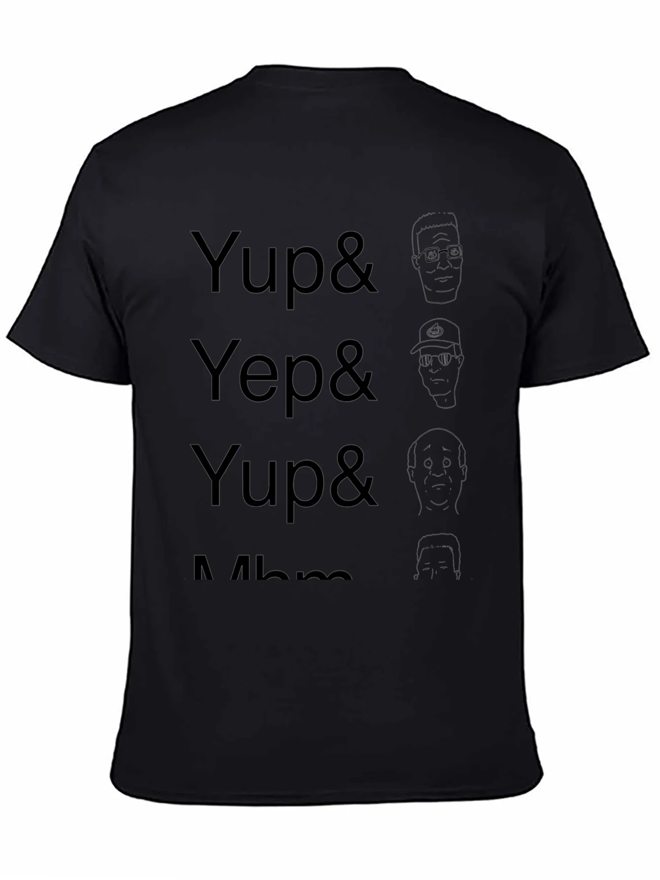 Yup Yep Yup Ahm Mens Graphic T-Shirt