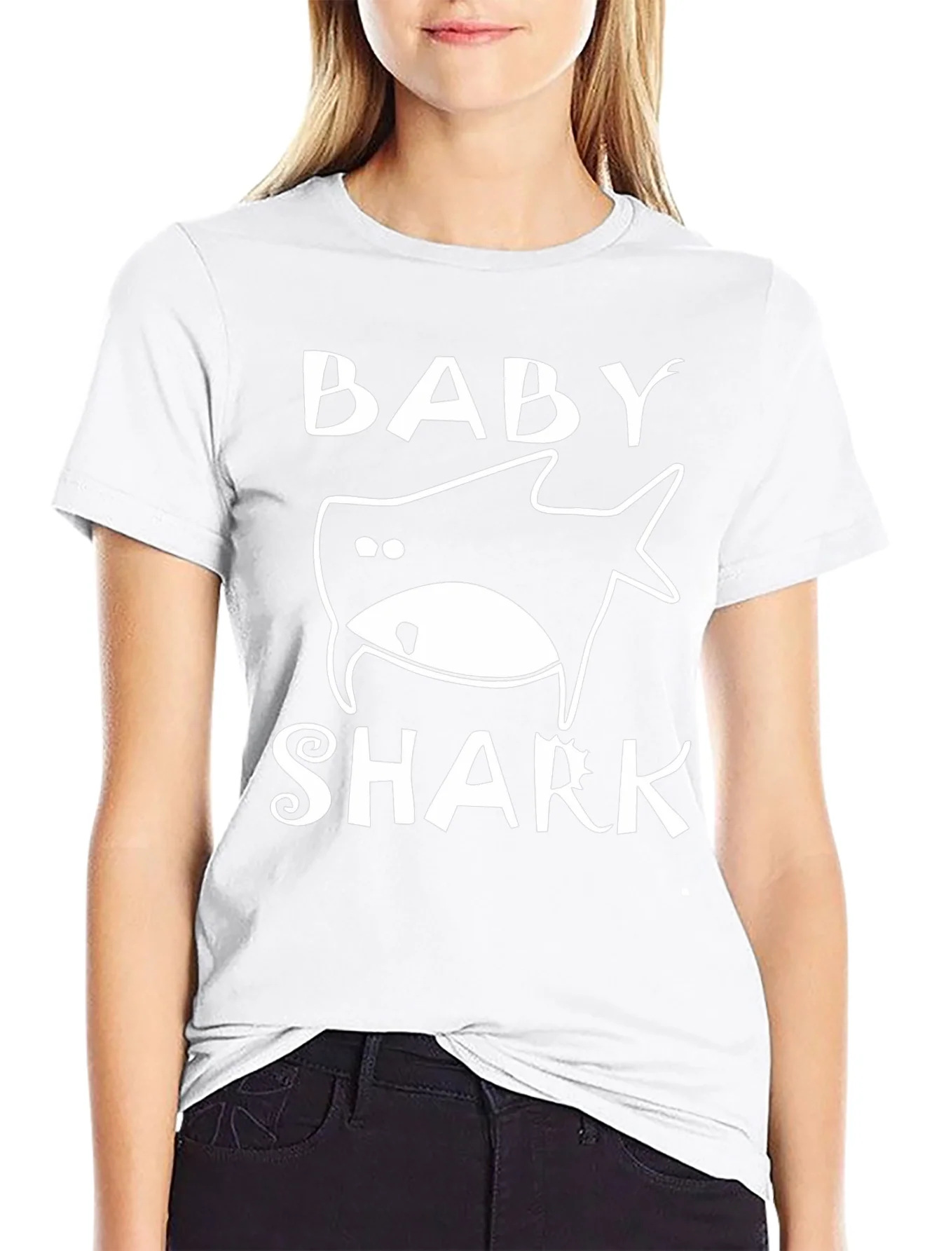 Baby Shark Graphic Black T-Shirt