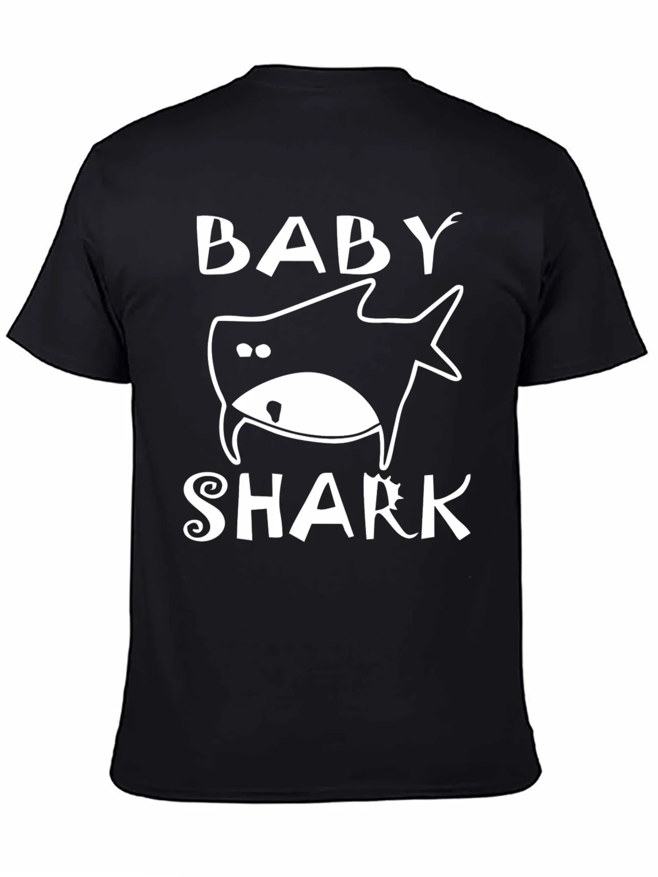 Baby Shark Graphic Black T-Shirt