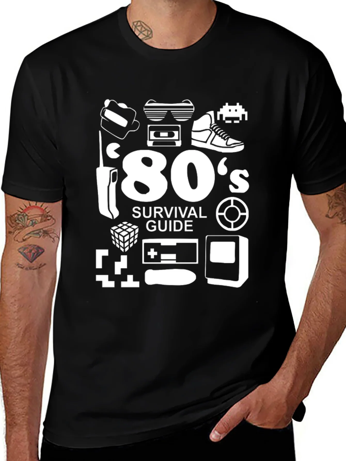 80s Survival Guide Graphic T-Shirt