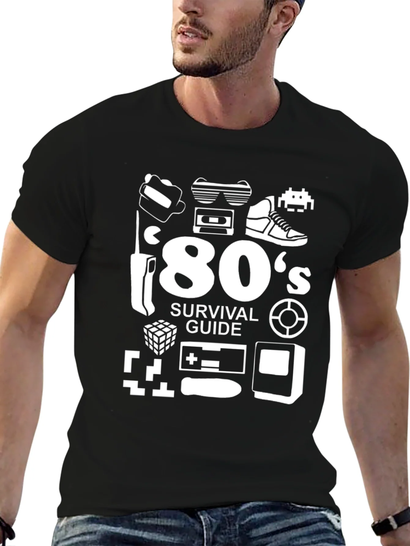 80s Survival Guide Graphic T-Shirt