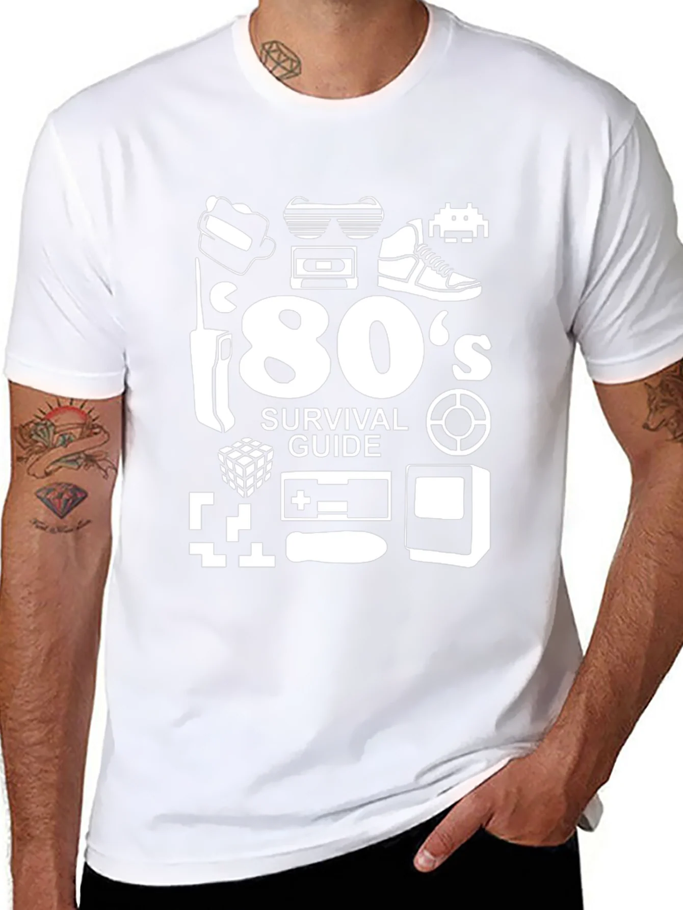 80s Survival Guide Graphic T-Shirt