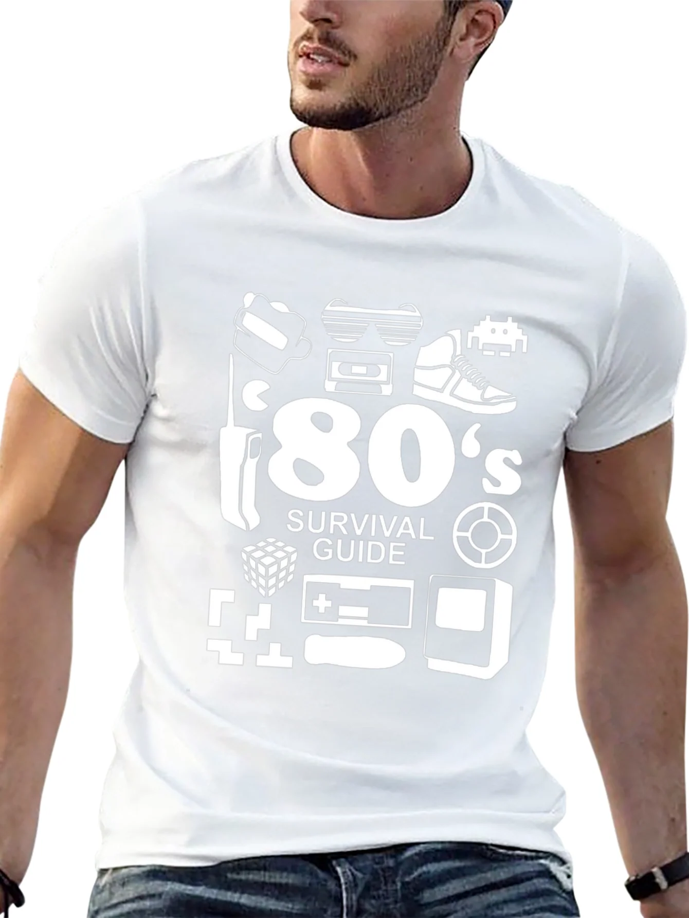 80s Survival Guide Graphic T-Shirt