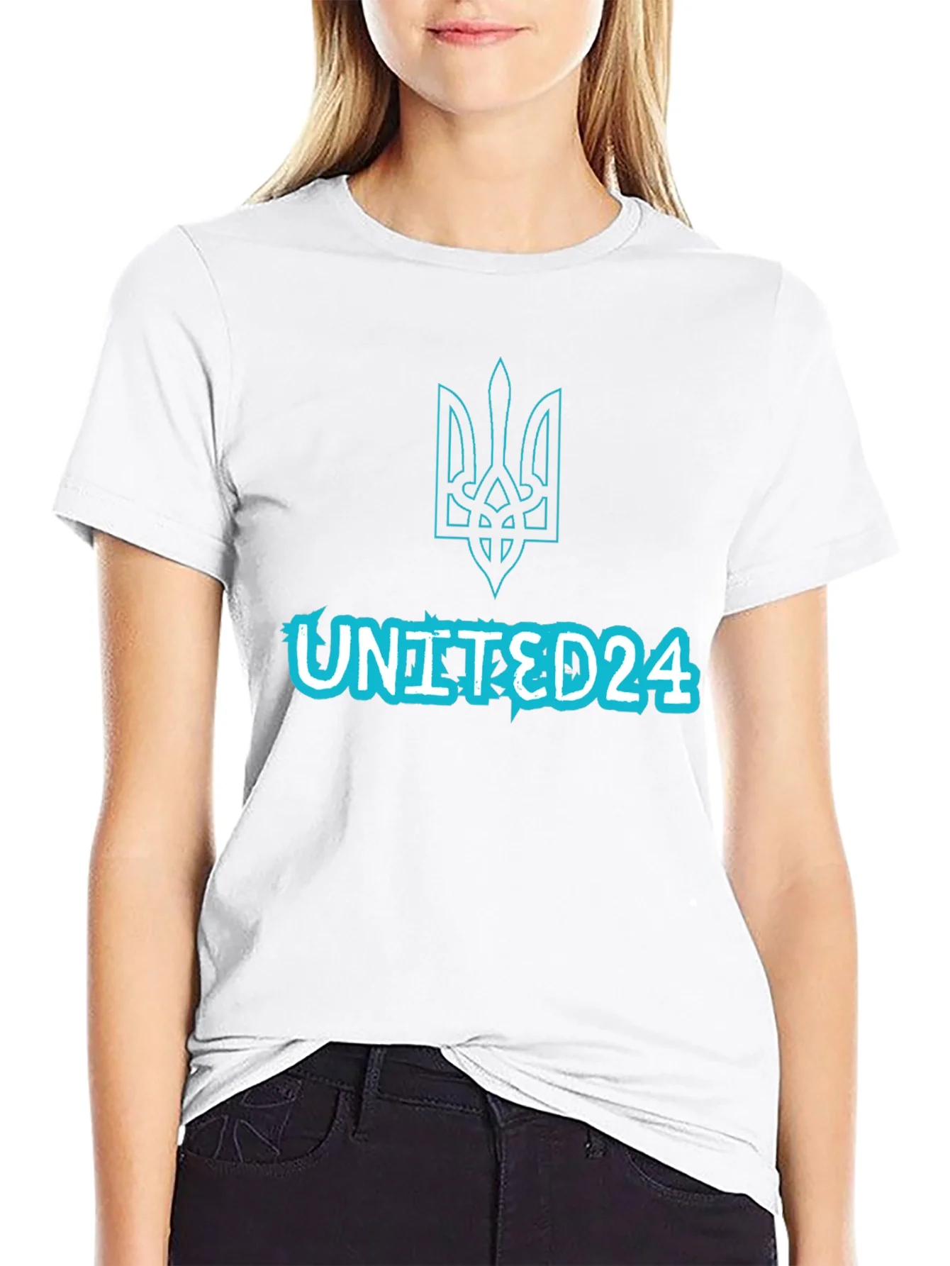 UNITED24 Trident Graphic Tee - Ukraine Support