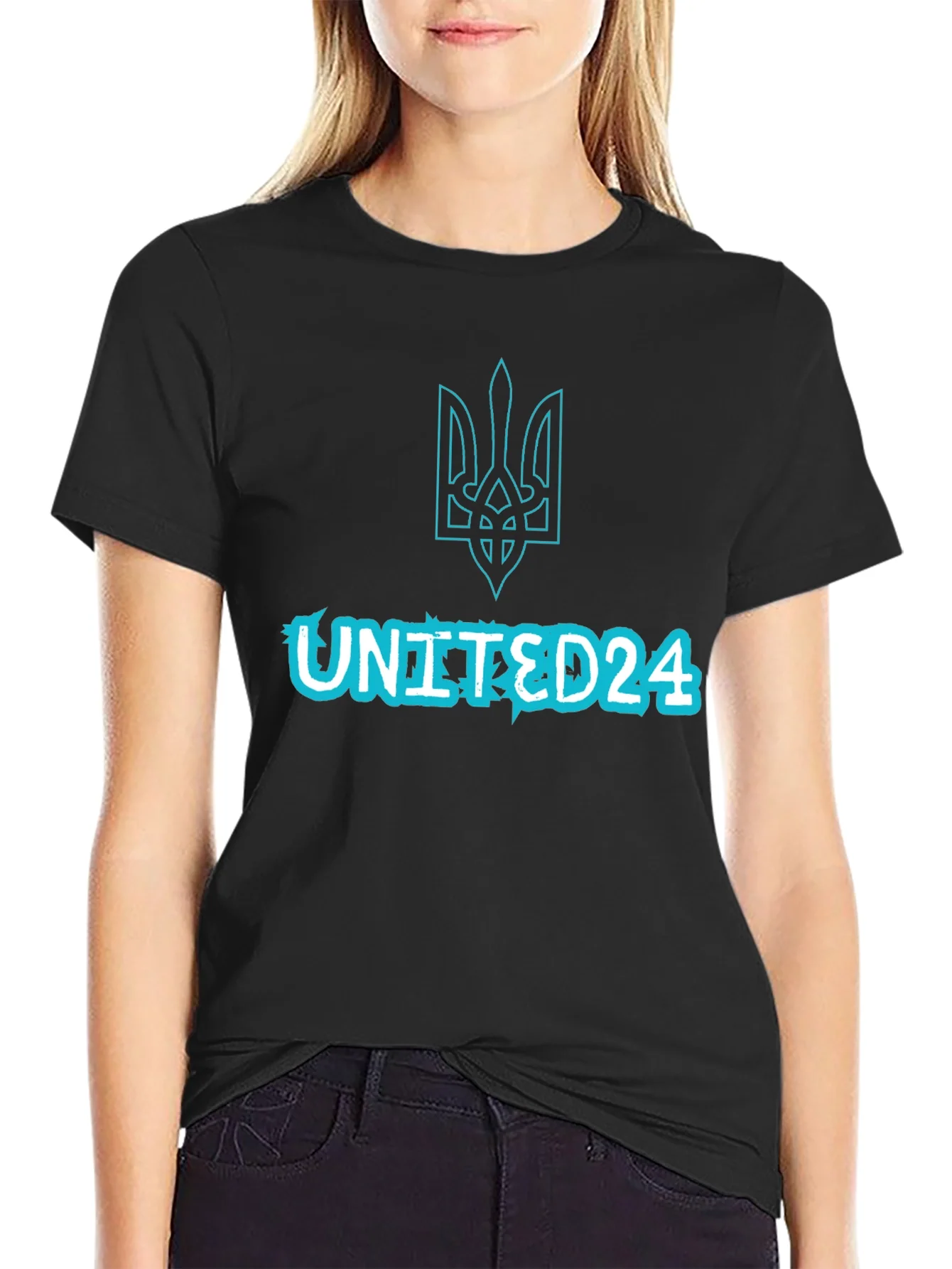 UNITED24 Trident Graphic Tee - Ukraine Support
