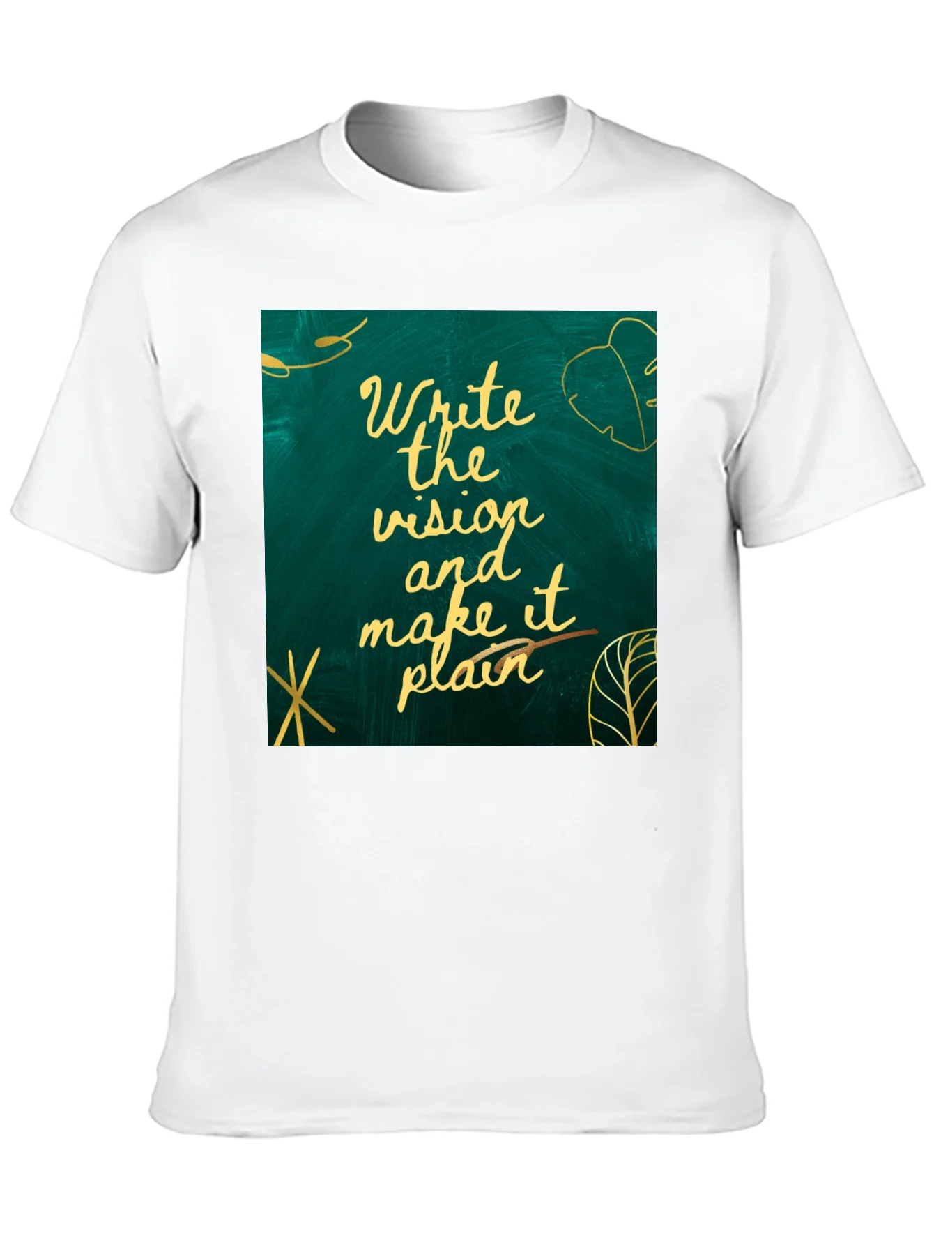 Visionary Tee: Write the Vision Make it Plain T-Shirt