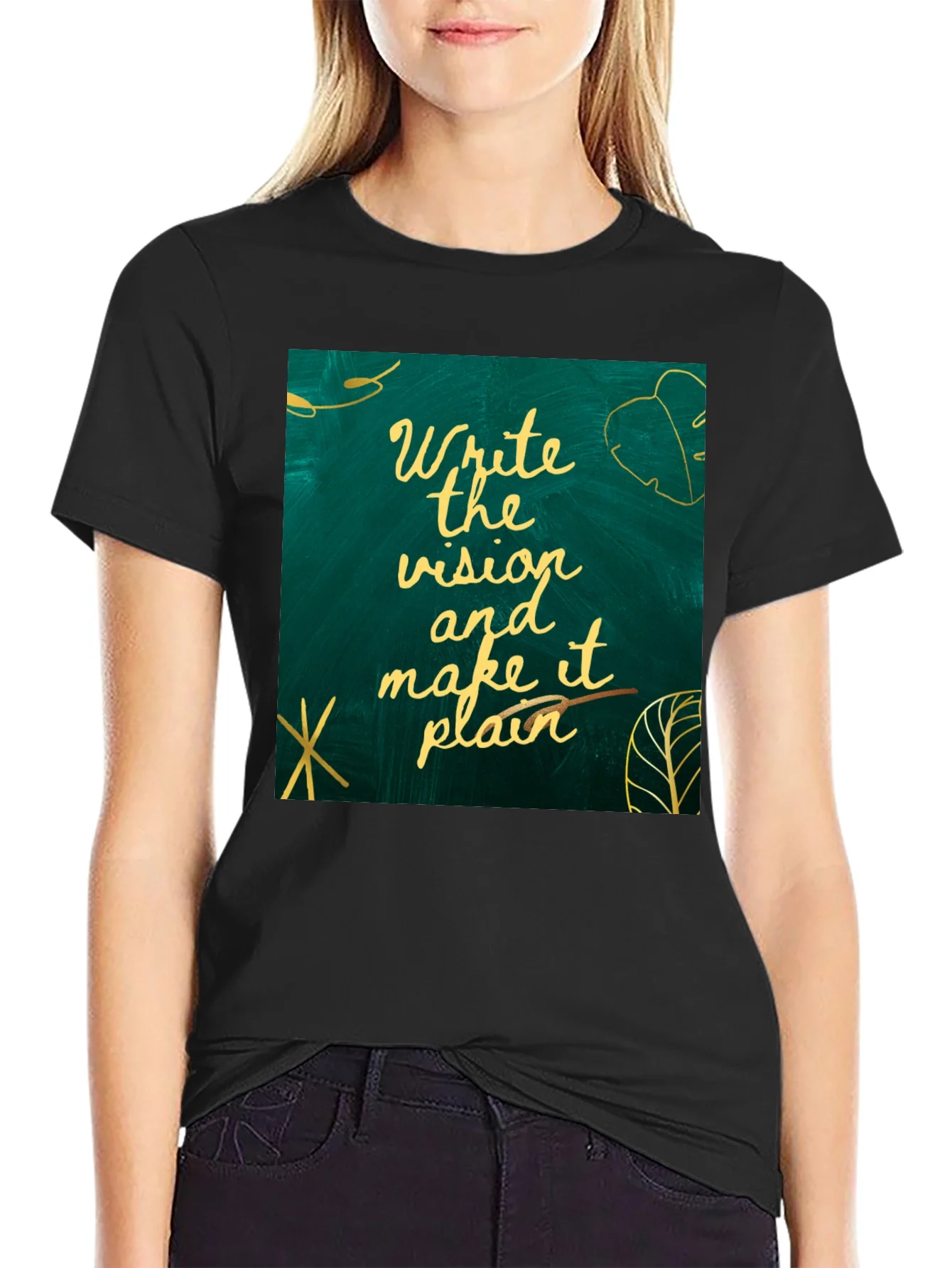 Visionary Tee: Write the Vision Make it Plain T-Shirt