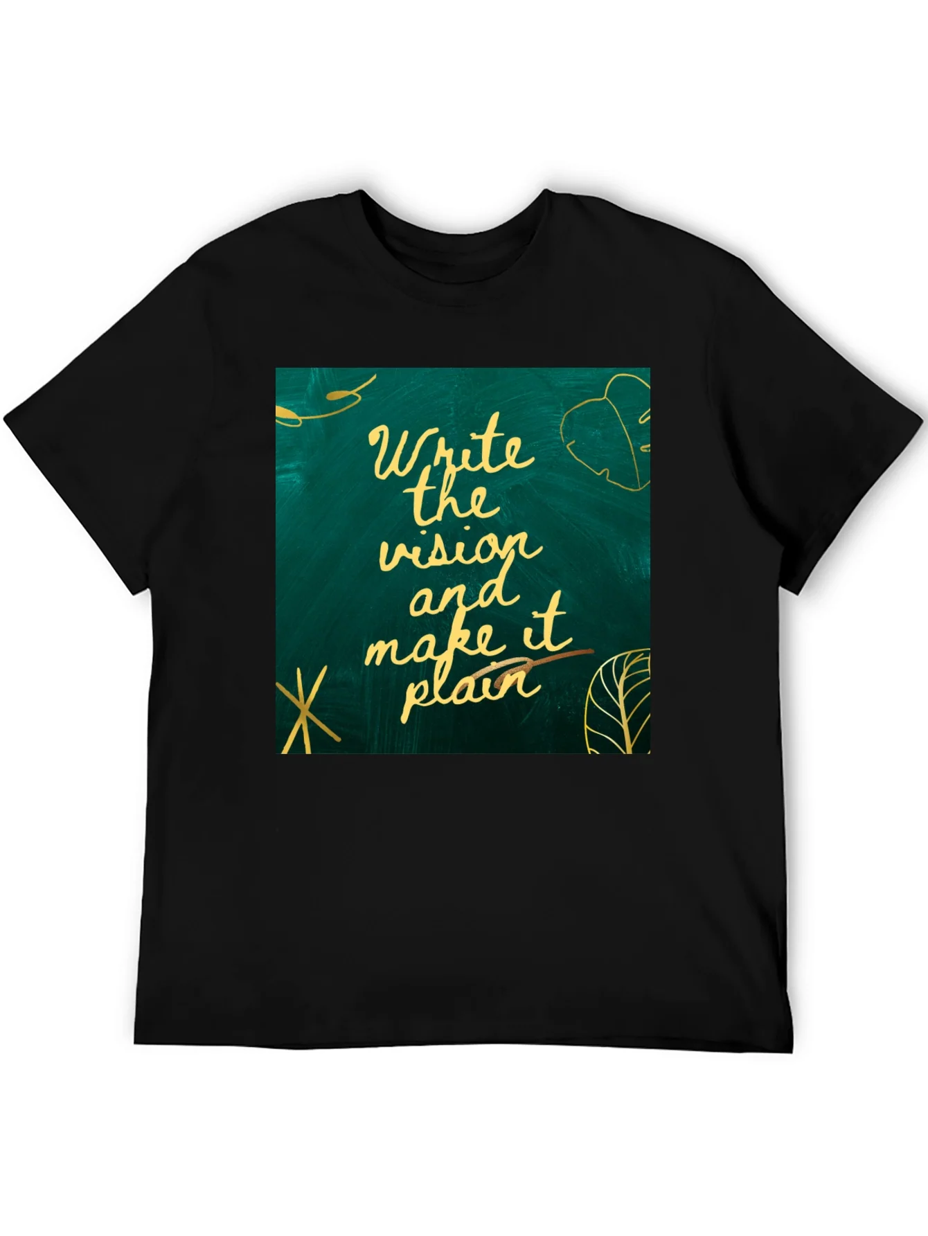 Visionary Tee: Write the Vision Make it Plain T-Shirt